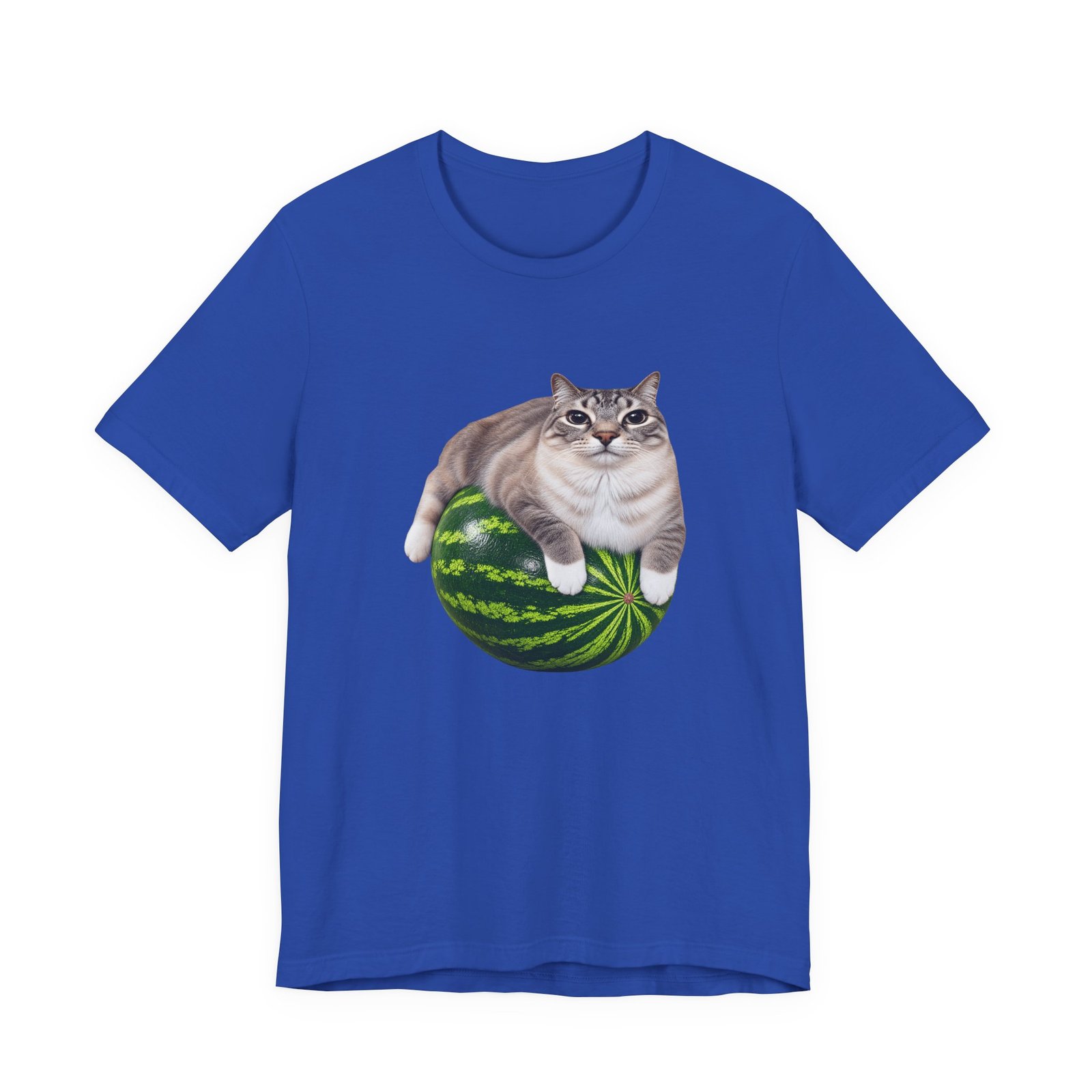 Cat On Watermelon Meme Graphic Tee - Image 17