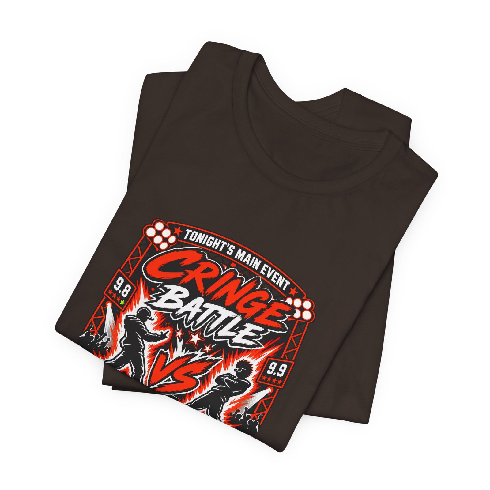 Tonight's Main Event Cringe Battle Championship Graphic Tee - Image 11