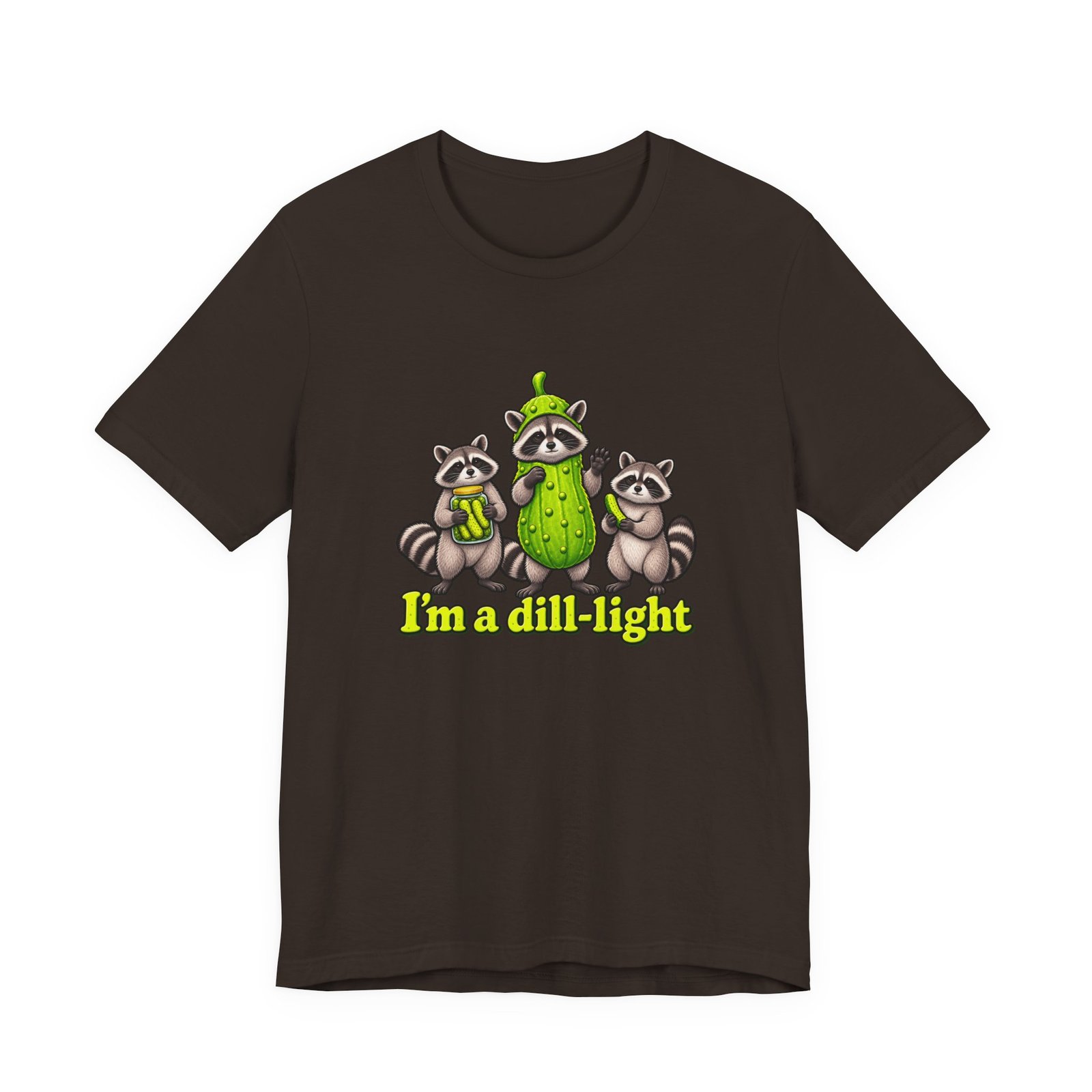 I'm a Dill-Light Raccoon Pickle Pun - Image 9