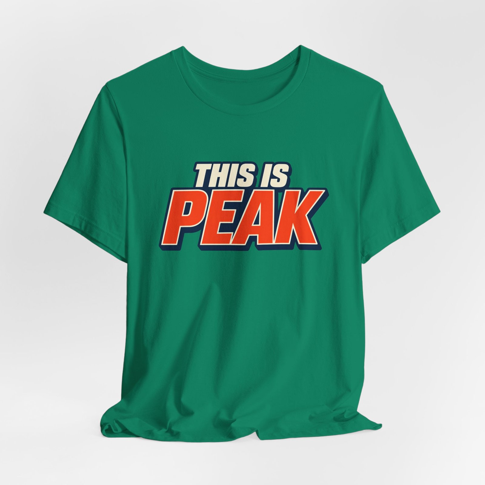 This Is Peak Funny Hype Typography Graphic Tee - Image 28