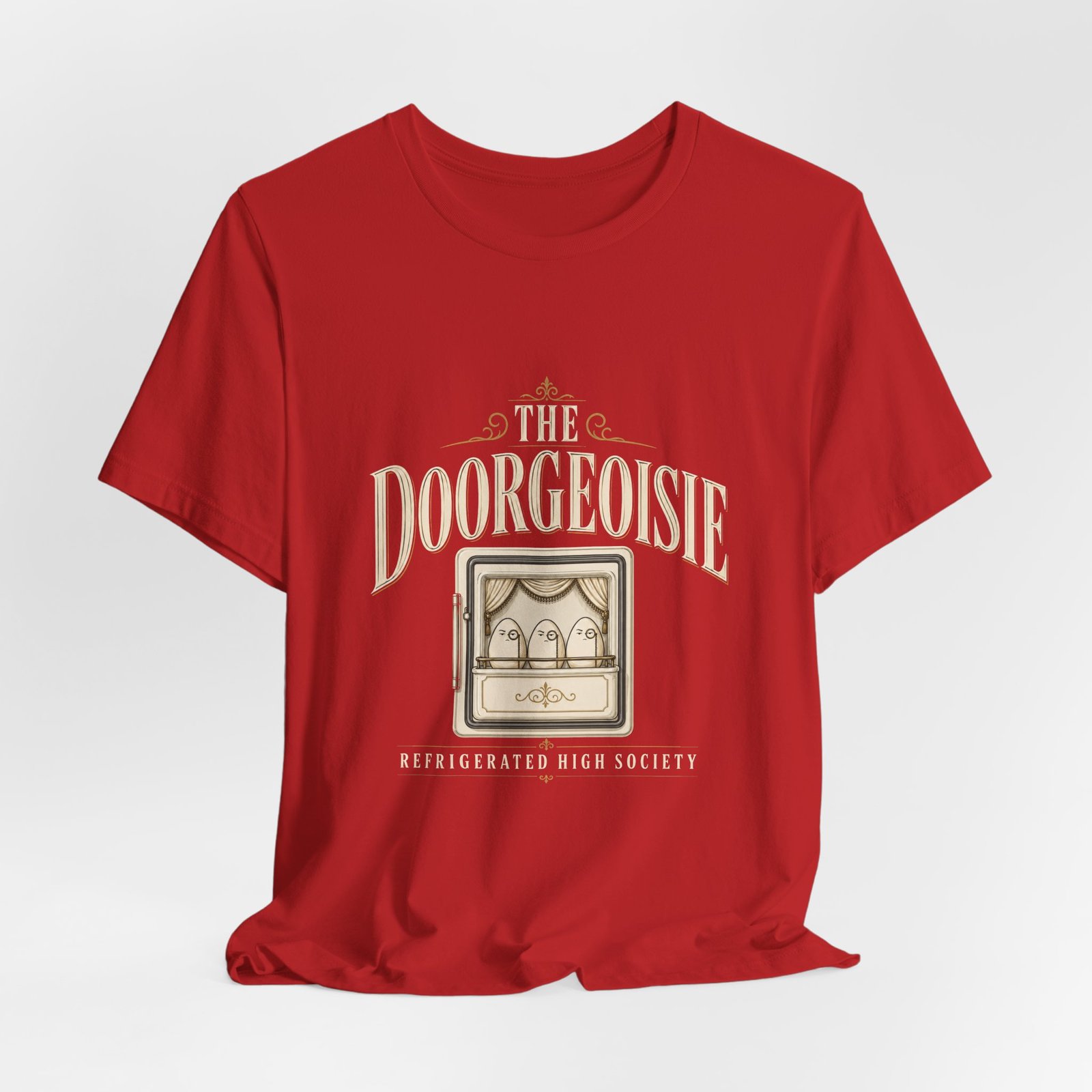 The Doorgeoisie Refrigerated Egg Society Humor Graphic Tee - Image 32