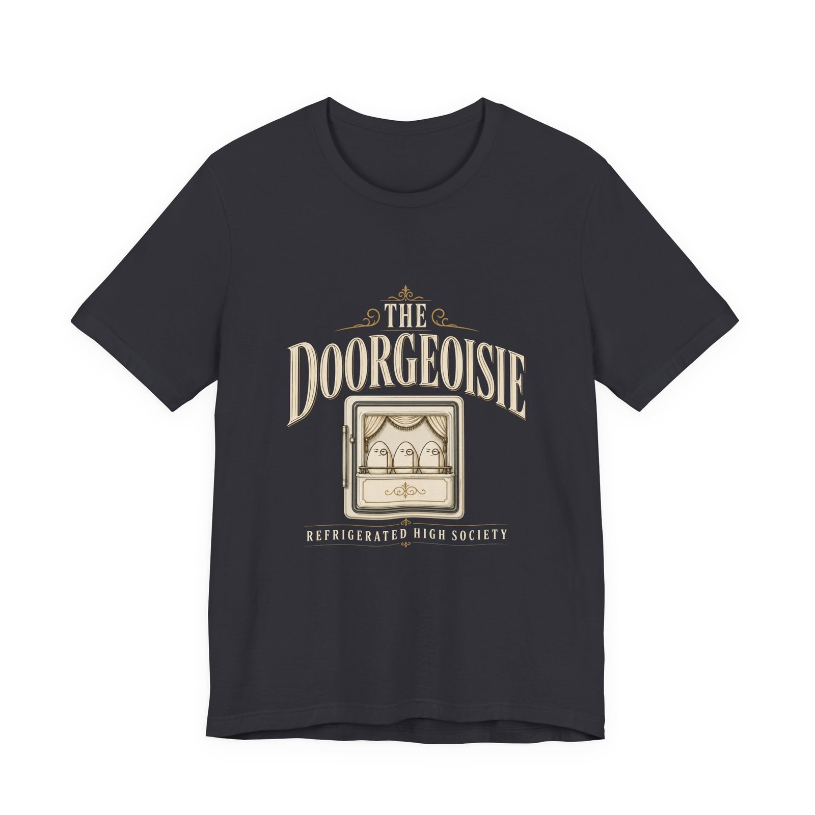 The Doorgeoisie Refrigerated Egg Society Humor Graphic Tee - Image 9
