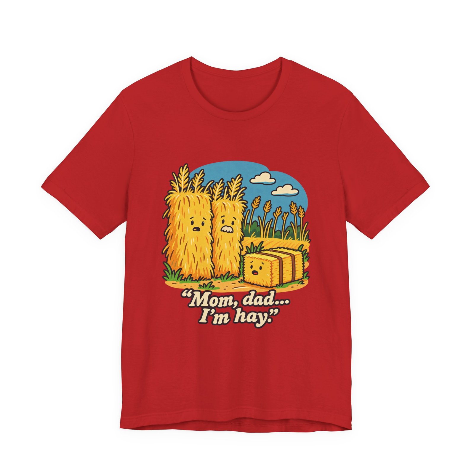 Mom Dad I'm Hay Cute Hay Family Pun Graphic - Image 45