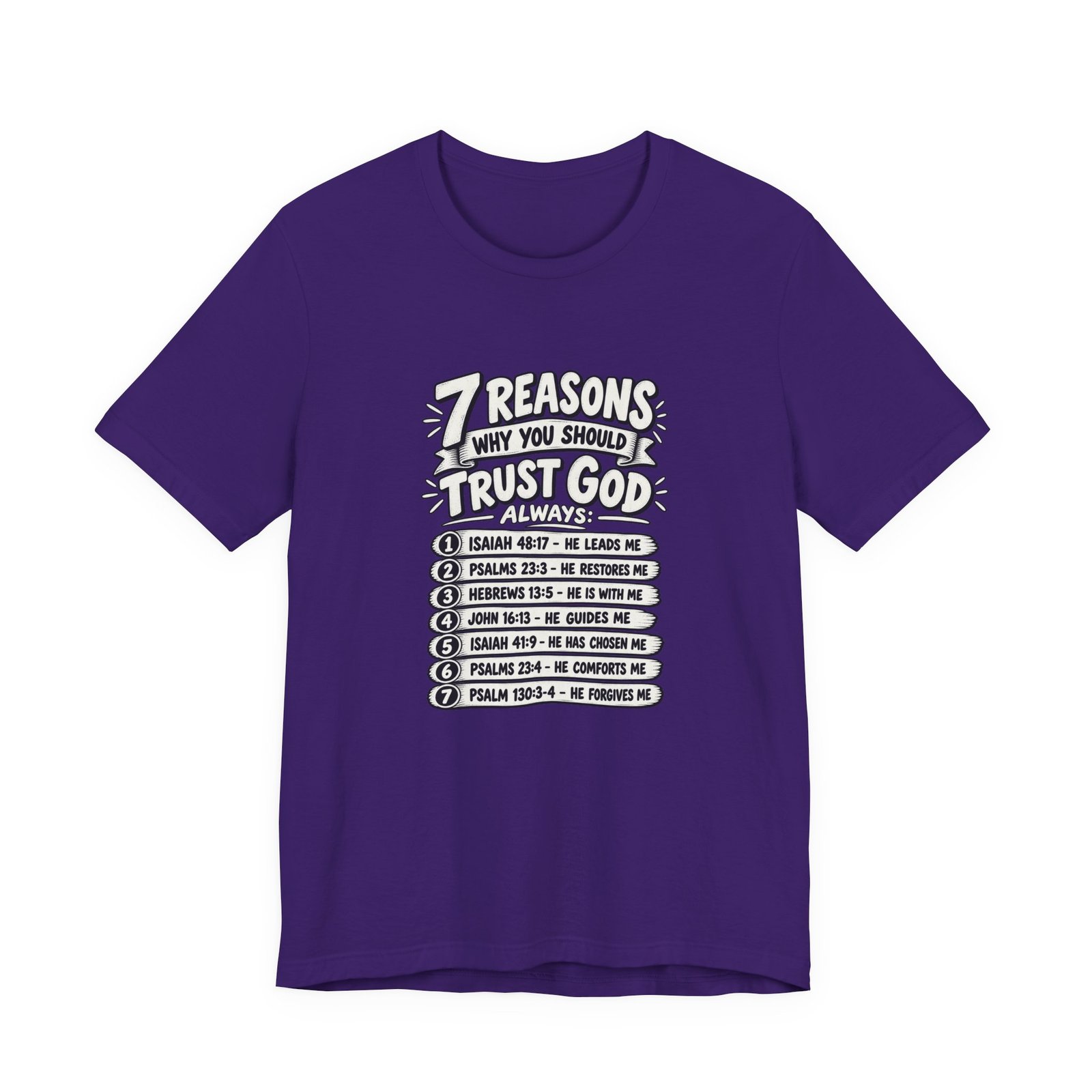 Seven Reasons to Trust God Always Scripture Encouragement - Image 37