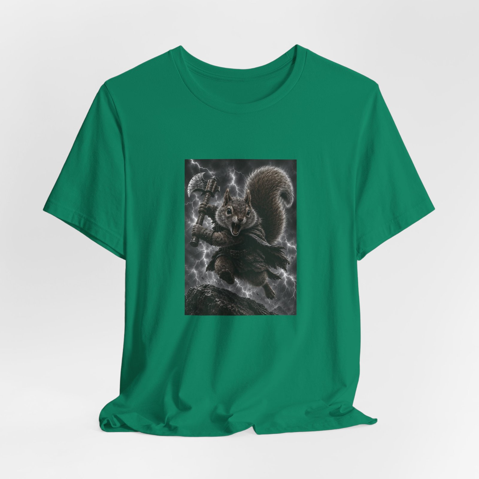 Epic Squirrel Warrior With Axe Graphic Tee - Image 28
