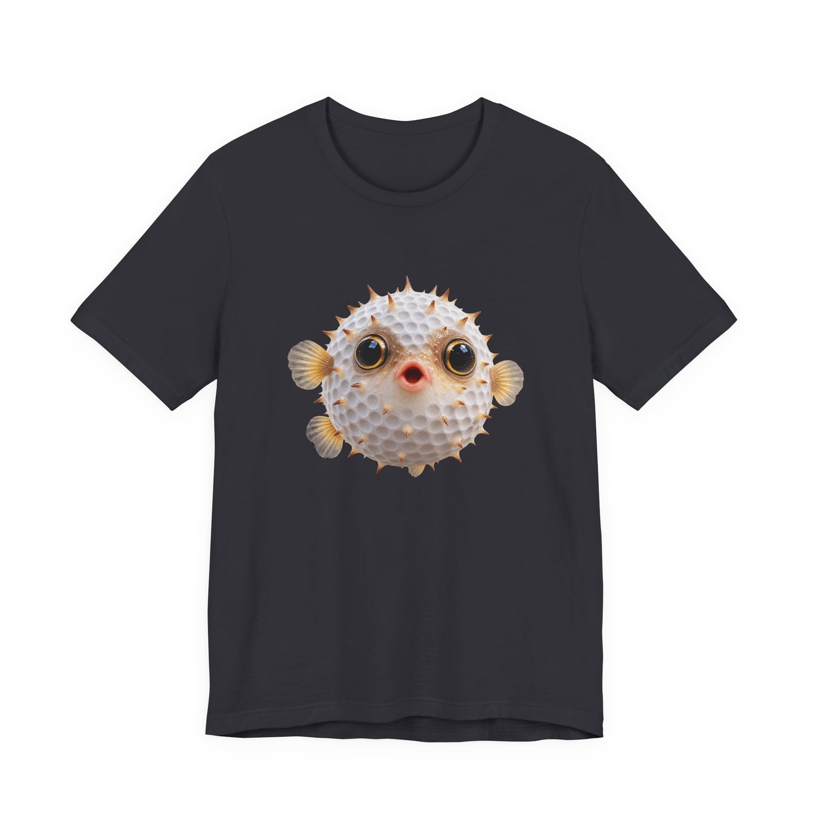 Golf Ball Pufferfish Graphic Tee - Image 21