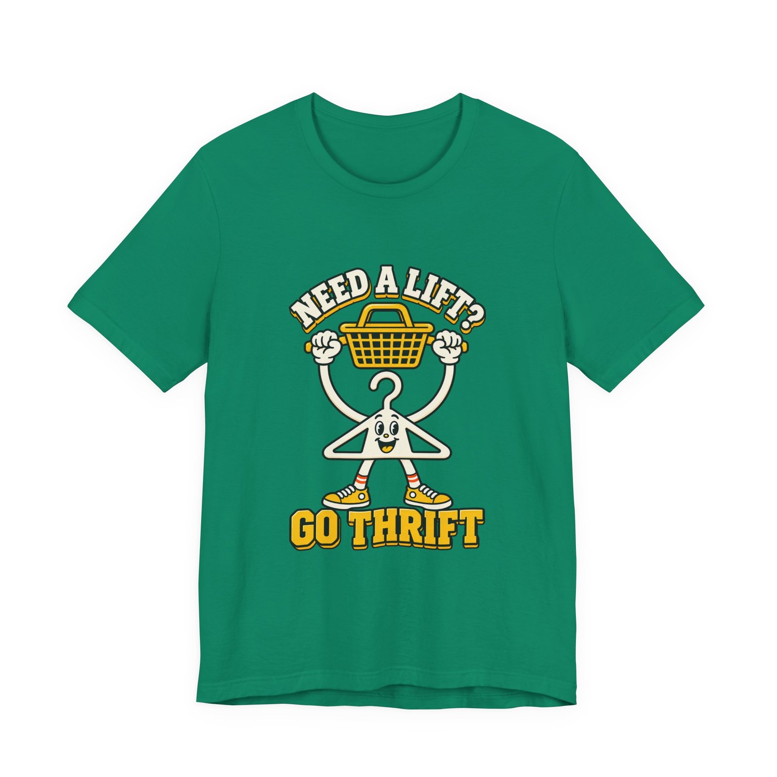 Need A Lift Go Thrift Clothes Hanger Pun - Image 25