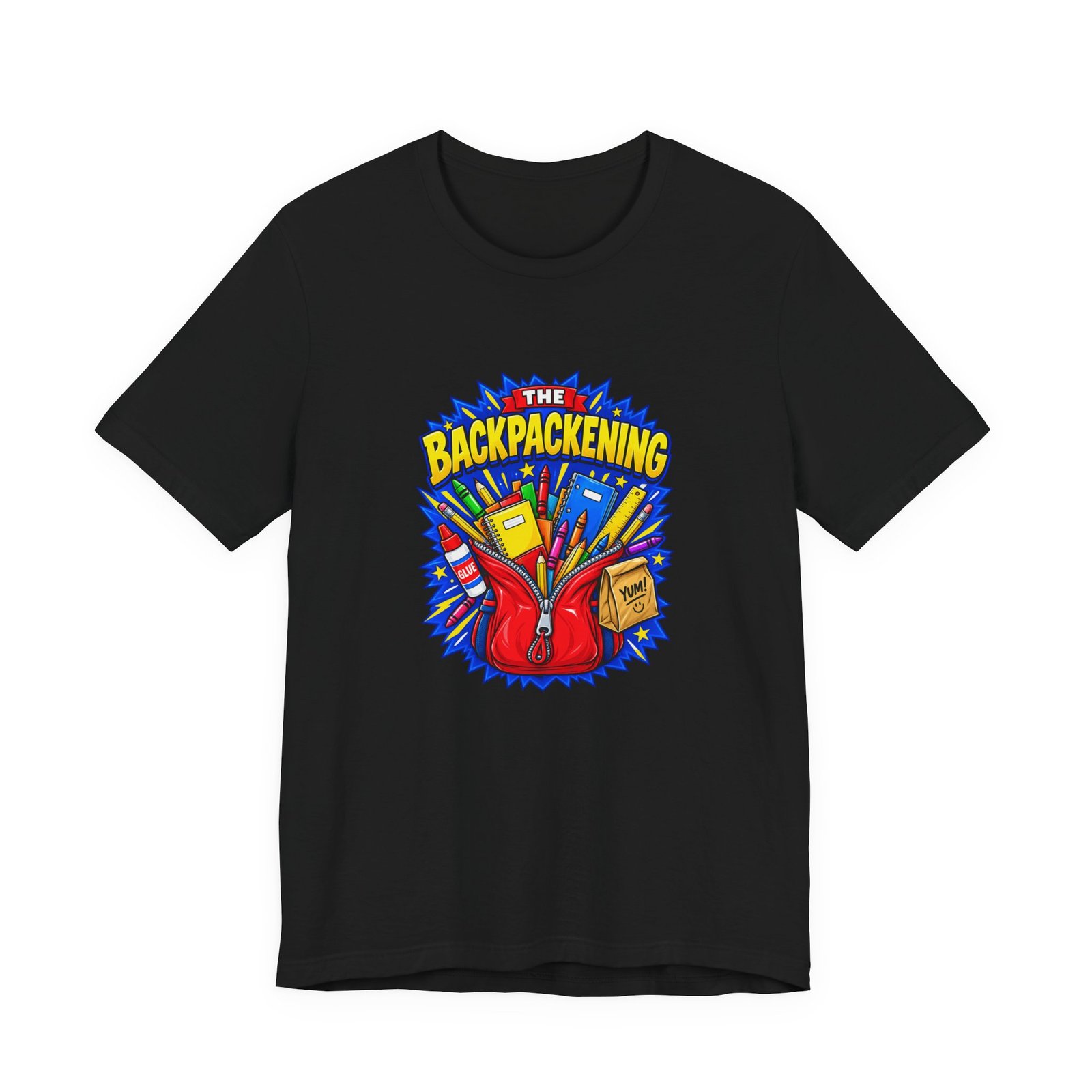 The Backpackening School Supplies Graphic Tee - Image 13