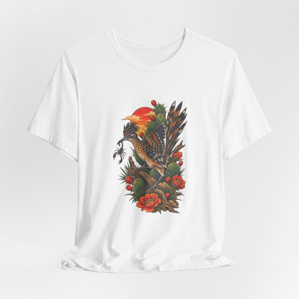 Roadrunner and Scorpion Desert Sunset