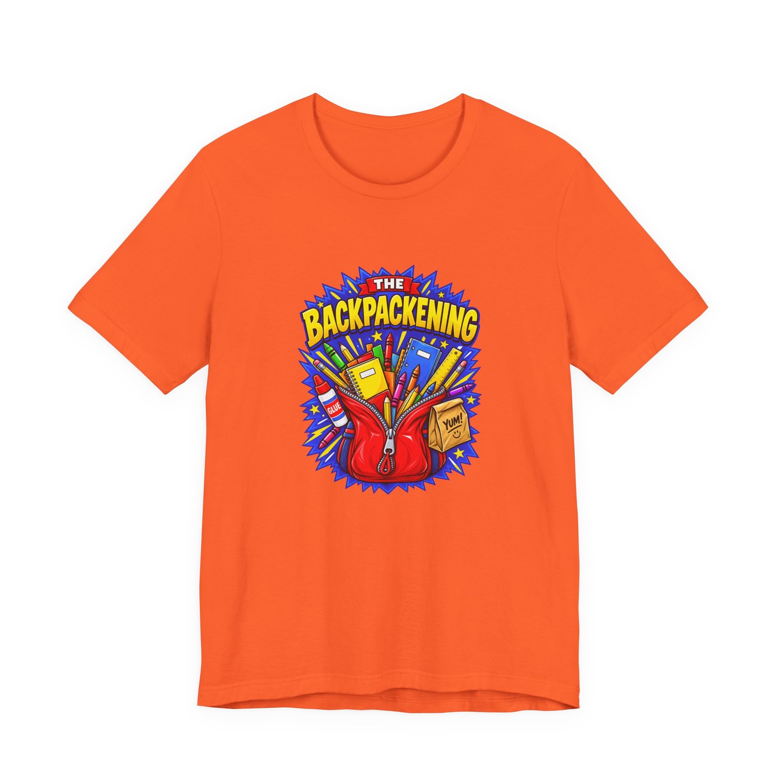 The Backpackening School Supplies Graphic Tee - Image 5