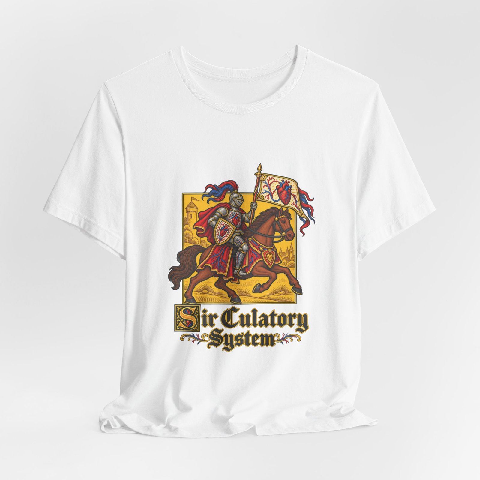 Sir Culatory System Medieval Knight Anatomy Pun - Image 4
