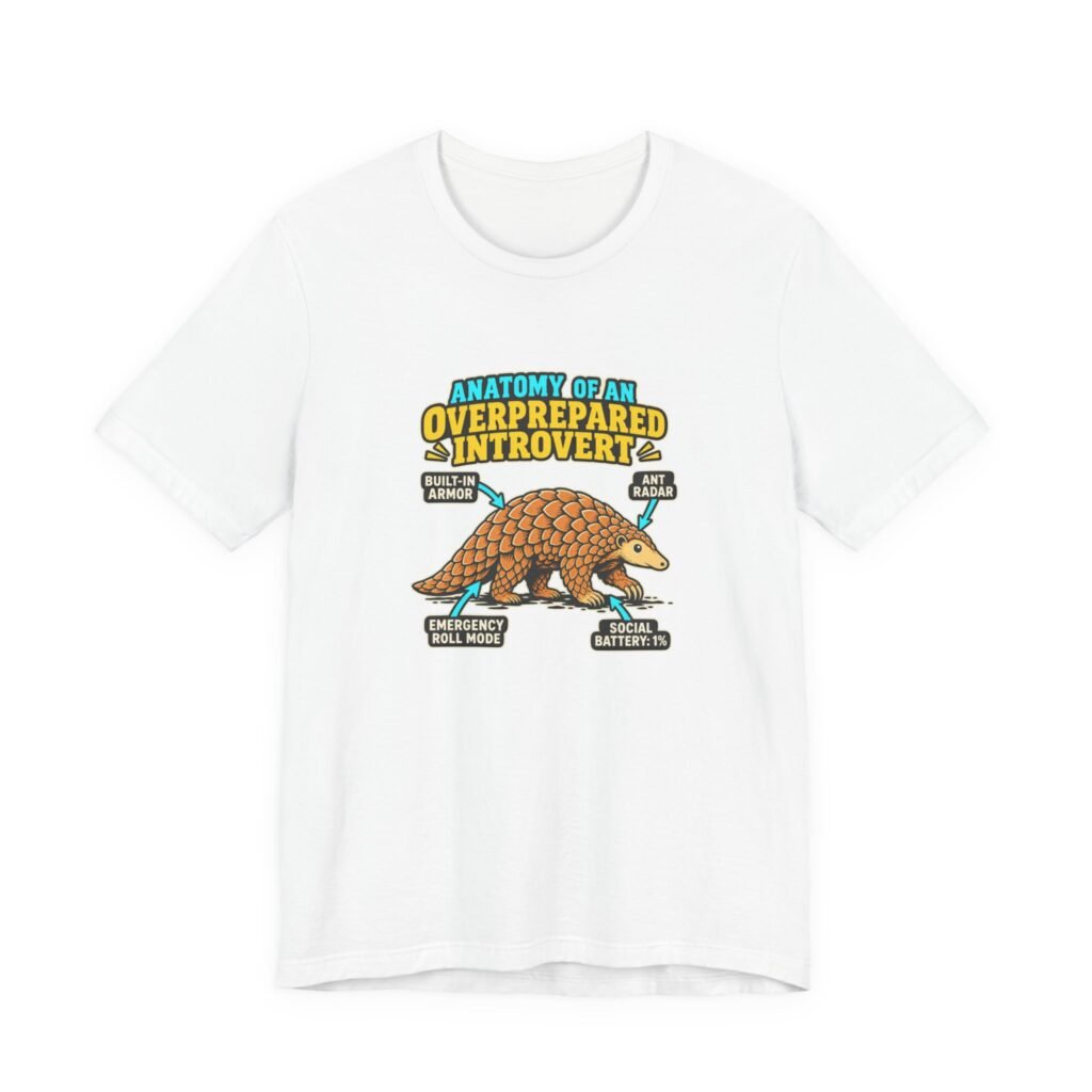 Overprepared Introvert Pangolin Anatomy Graphic Tee