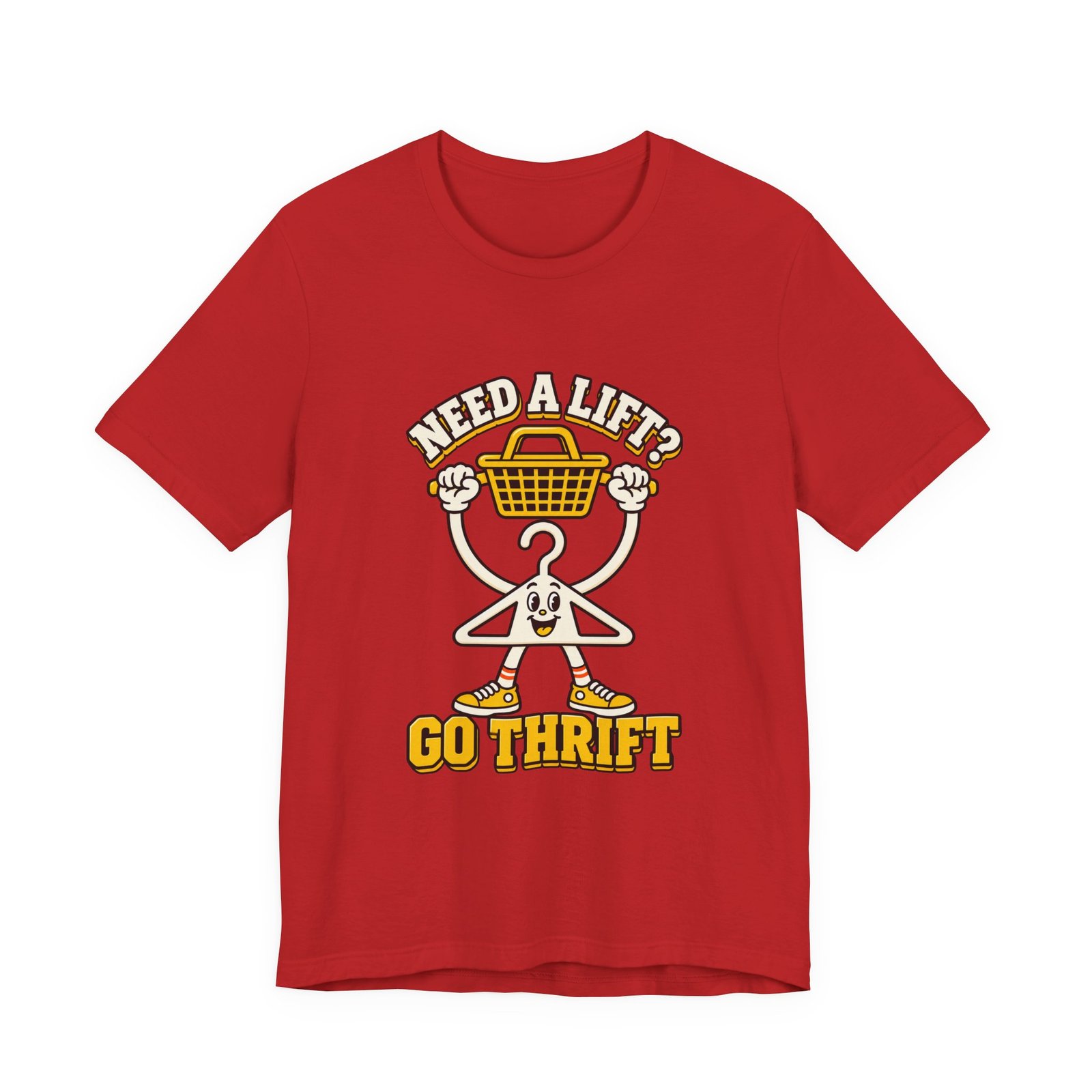 Need A Lift Go Thrift Clothes Hanger Pun - Image 45