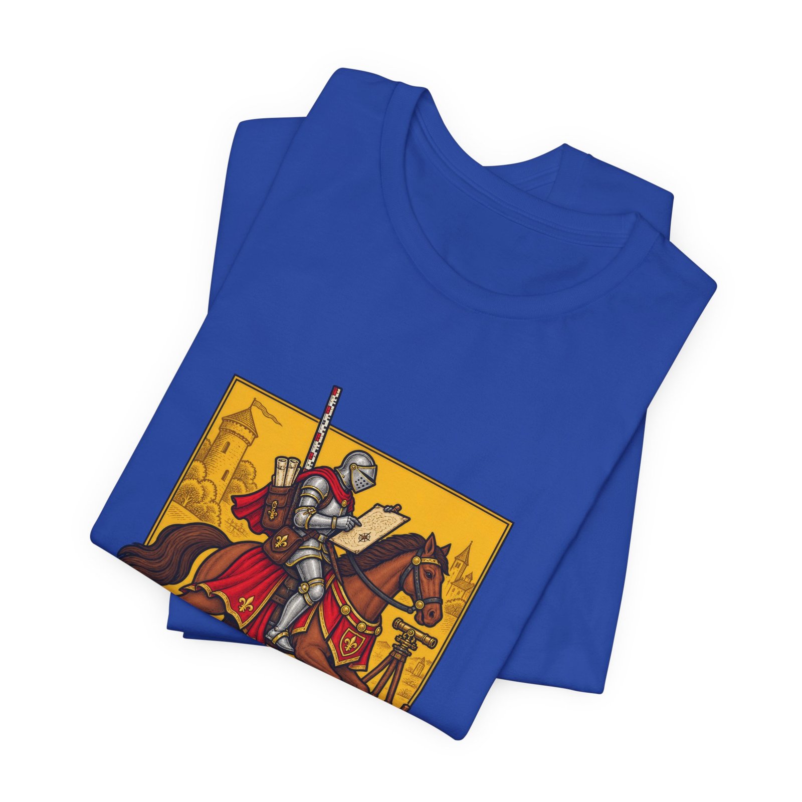 Sir Vey Says Medieval Surveyor Knight Tee - Image 31