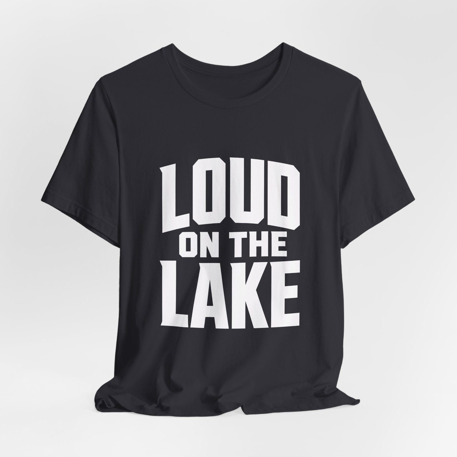Loud On Lake Party Boating Music Graphic Tee - Image 12