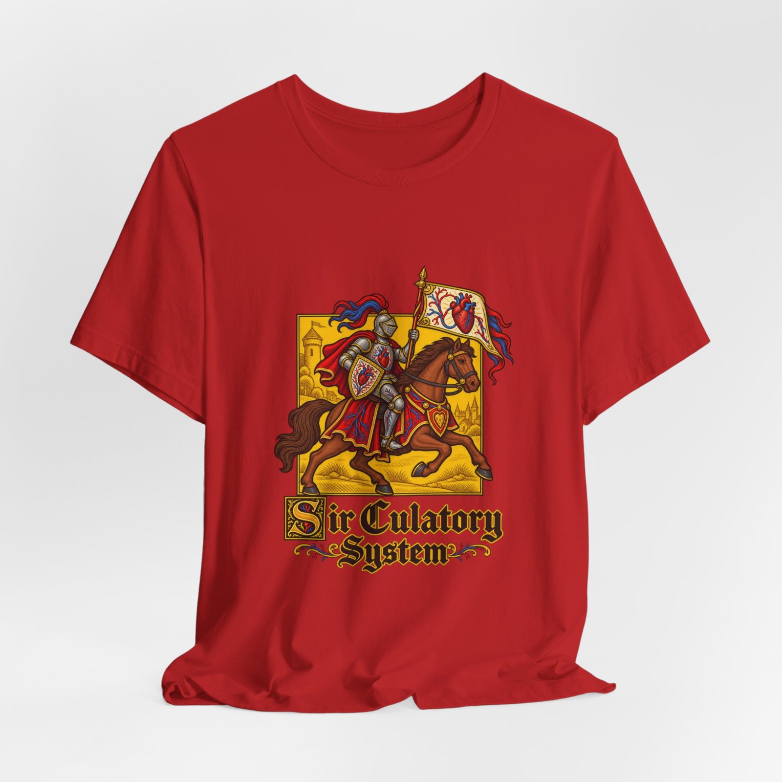 Sir Culatory System Medieval Knight Anatomy Pun - Image 48