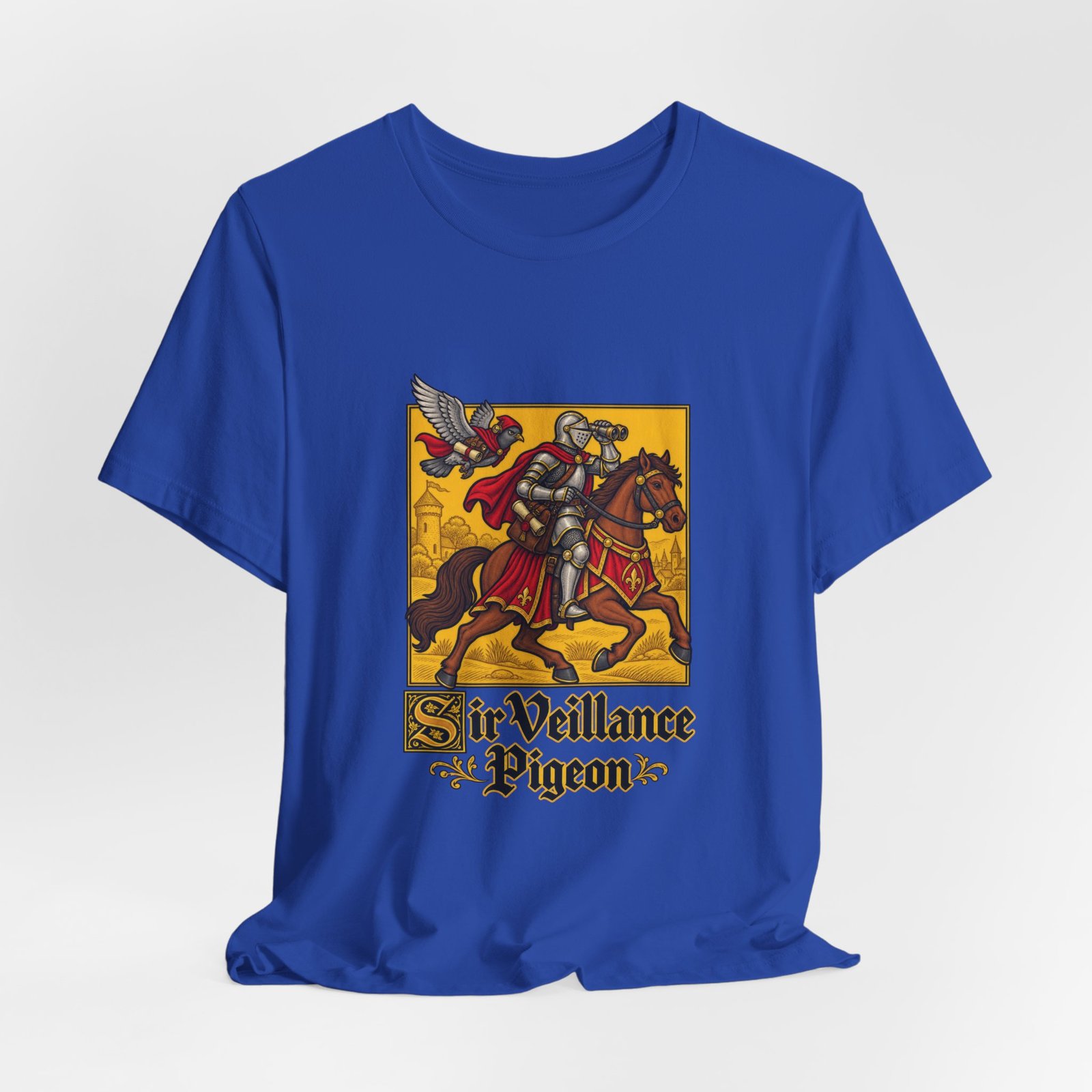 Sir Veillance Pigeon Medieval Knight Binoculars Design - Image 32