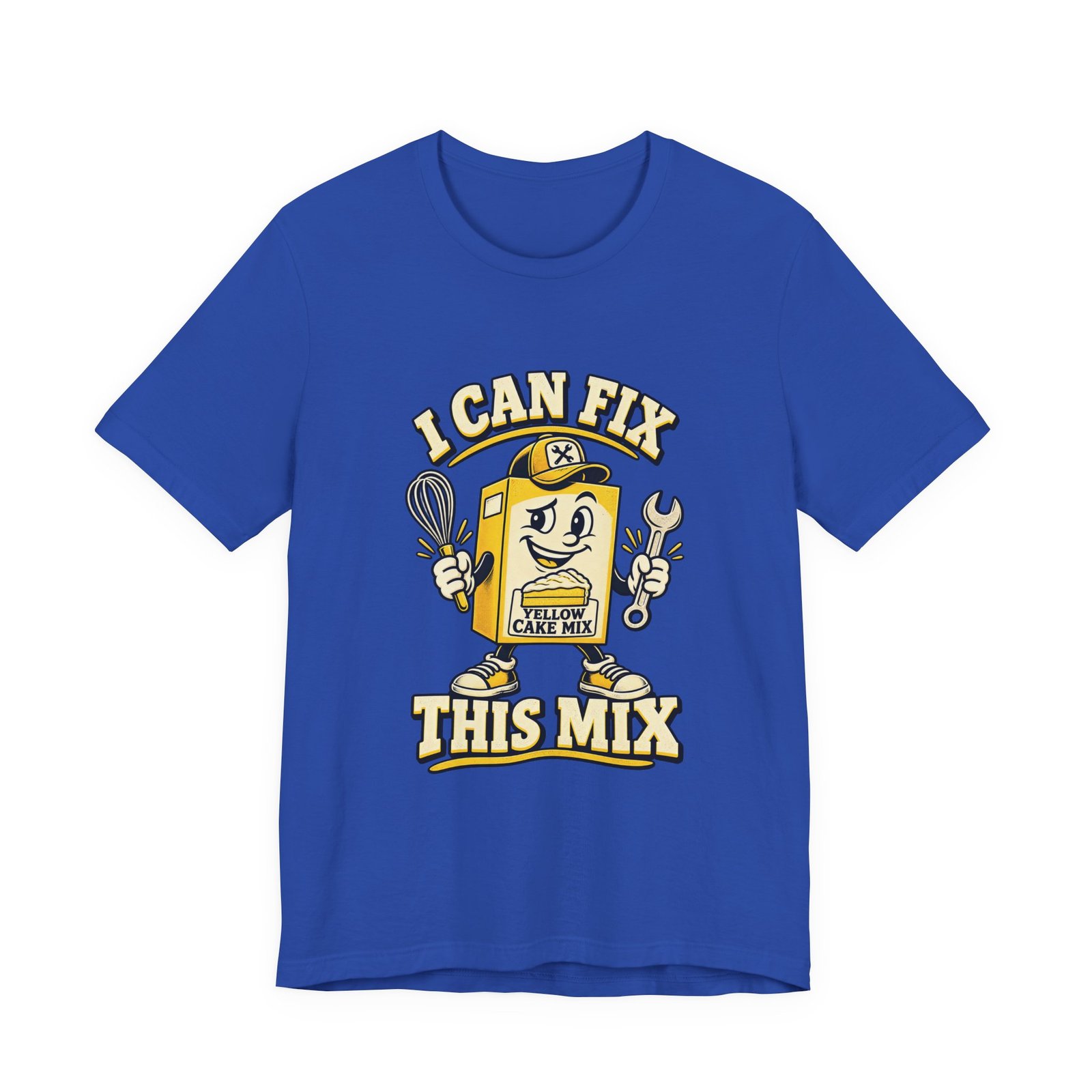 I Can Fix This Mix Yellow Cake Pun Tee - Image 29