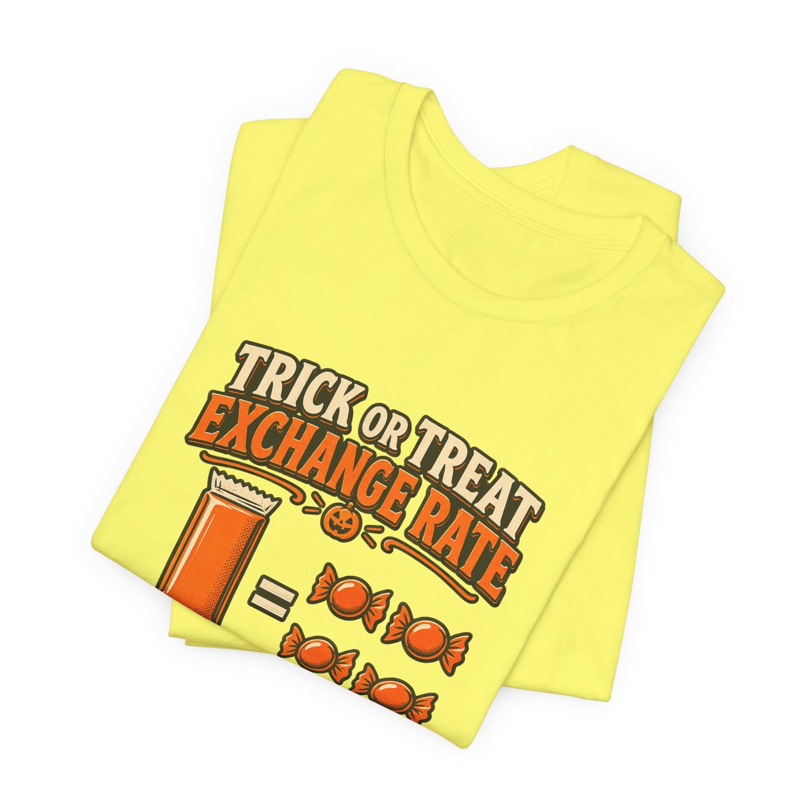 Trick Treat Candy Exchange Rate Halloween Graphic Tee - Image 19