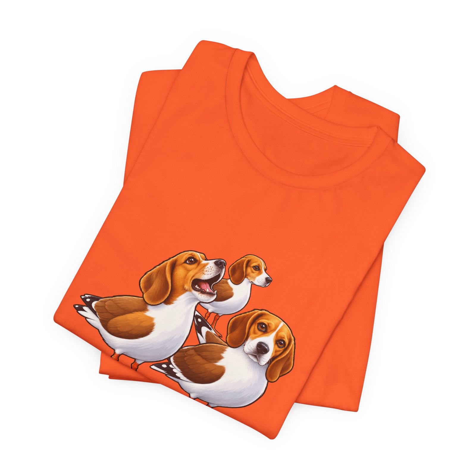 Beagulls Funny Beagle Seagull Pun Hybrid Birds Graphic Tee - Image 7