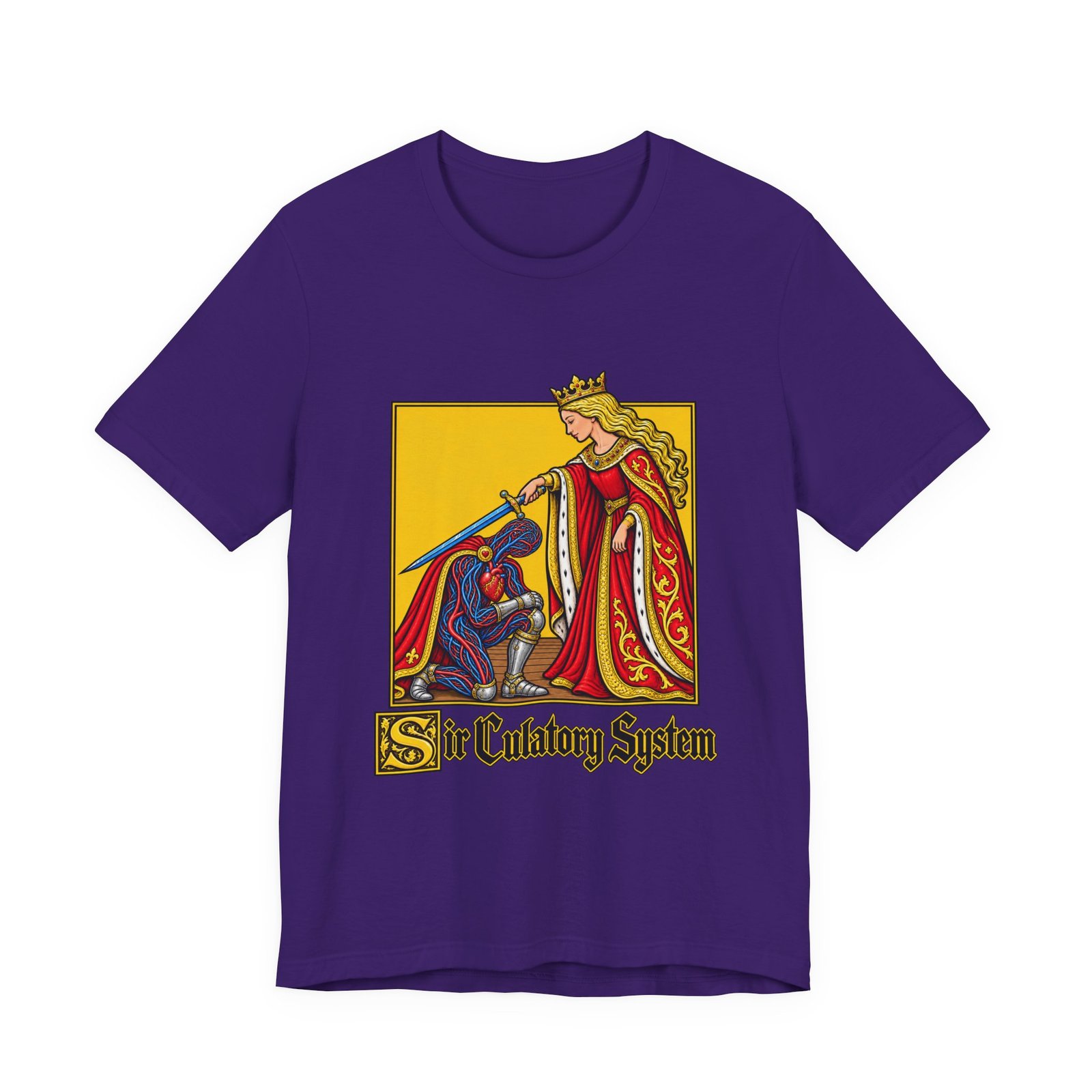 Sir Culatory System Funny Circulatory Anatomy Pun Graphic Tee - Image 37