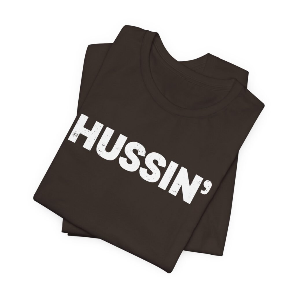 HUSSIN’ Distressed Lettering Graphic