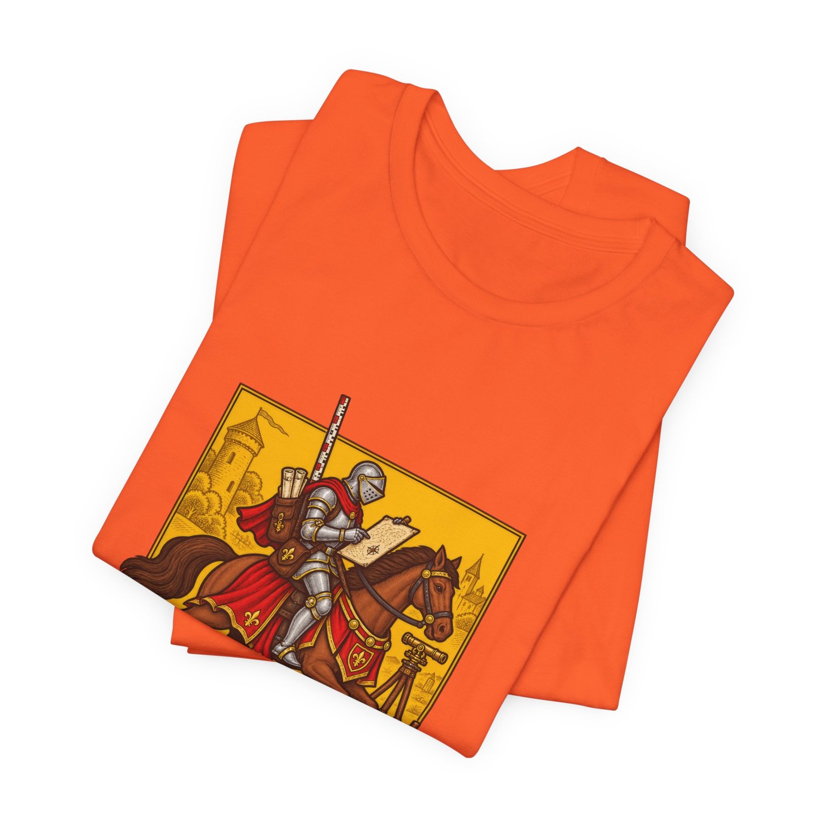 Sir Vey Says Medieval Surveyor Knight Tee - Image 7