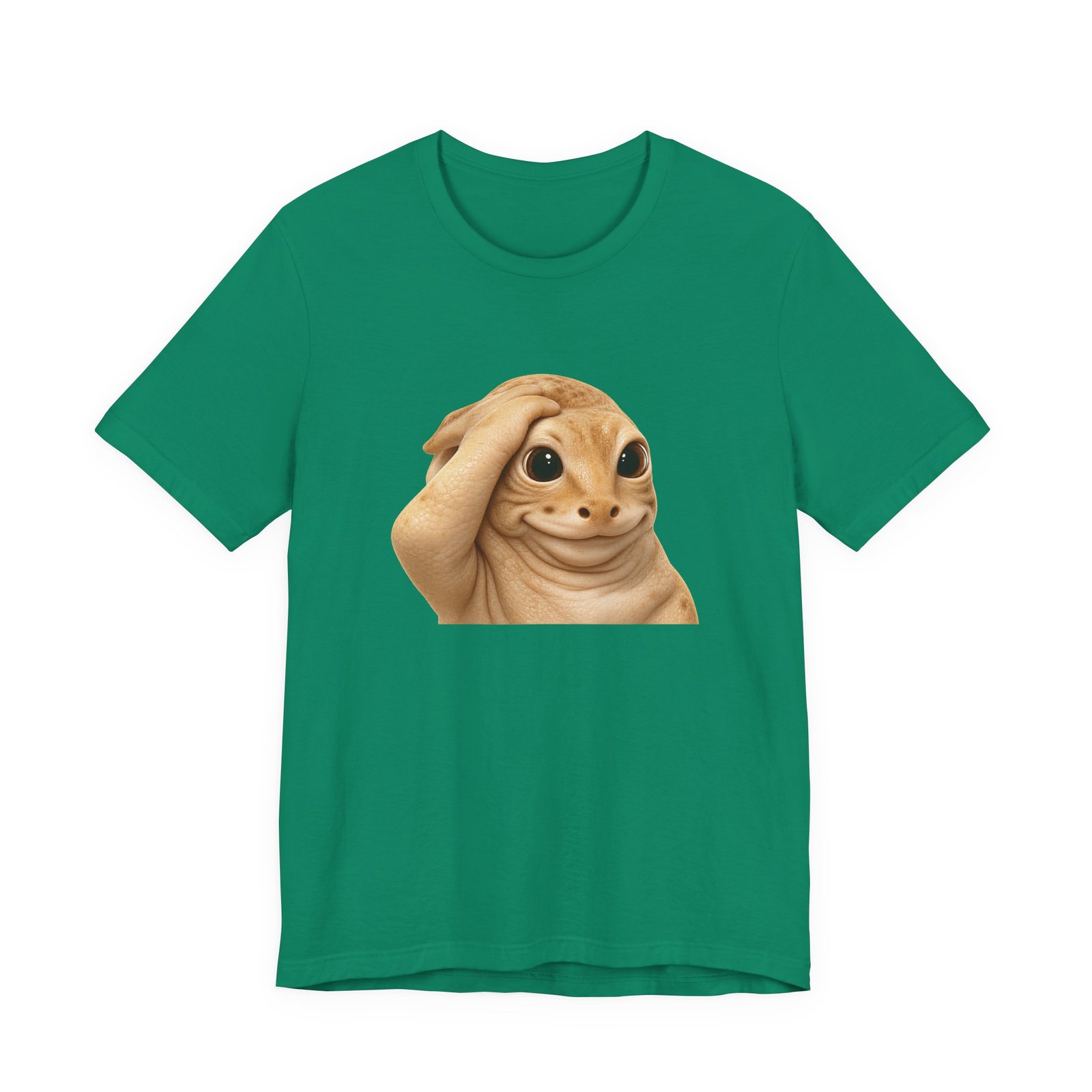 Funny Bashful Cat Reaction Meme Graphic Tee - Image 25