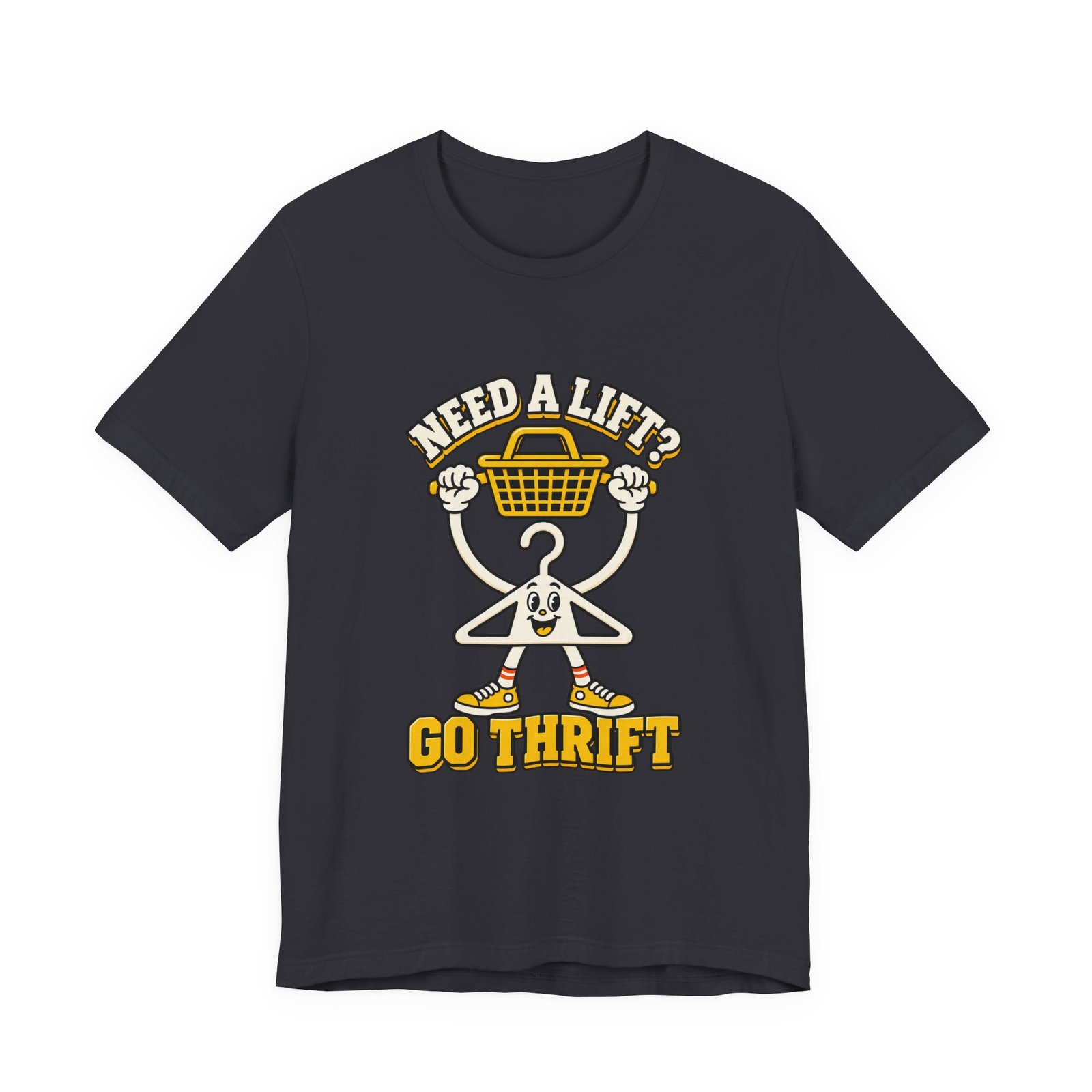 Need A Lift Go Thrift Clothes Hanger Pun - Image 21