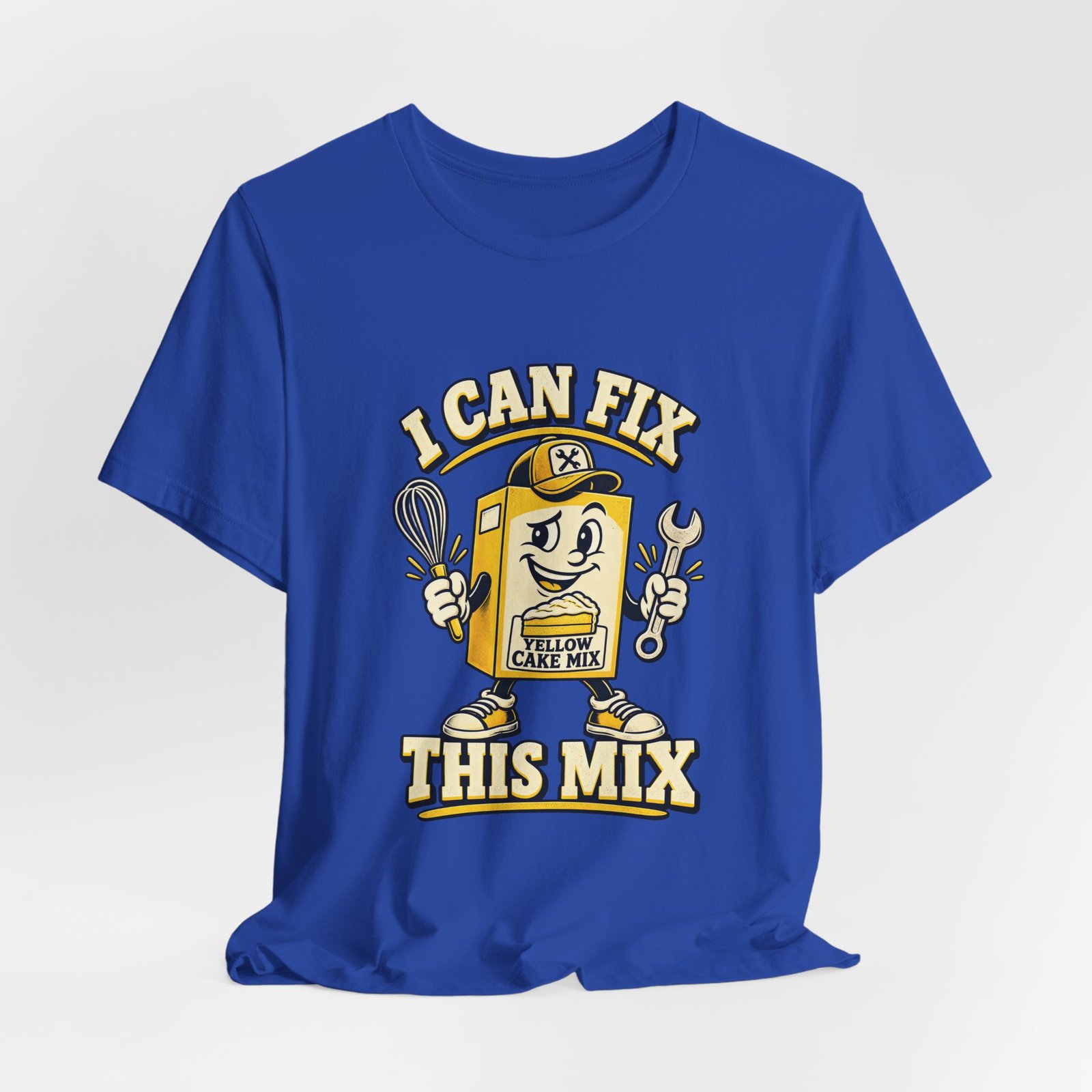 I Can Fix This Mix Yellow Cake Pun Tee - Image 32