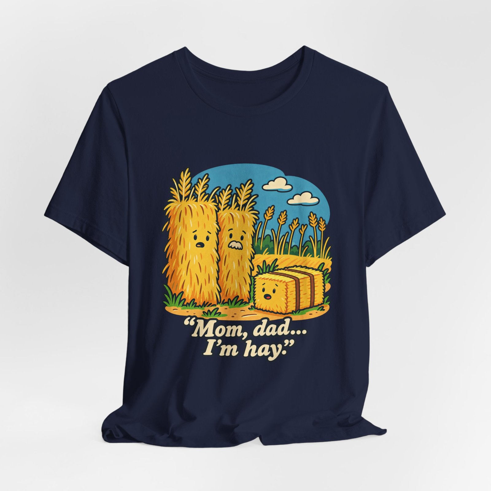 Mom Dad I'm Hay Cute Hay Family Pun Graphic - Image 36