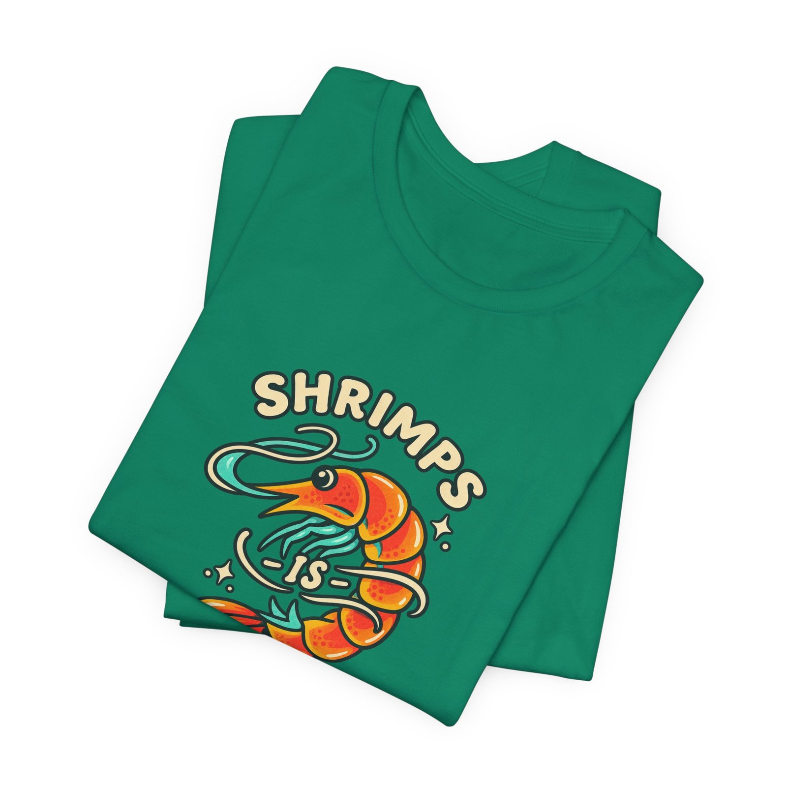 Shrimps Is Bugs Cartoon Shrimp Meme Tee - Image 27