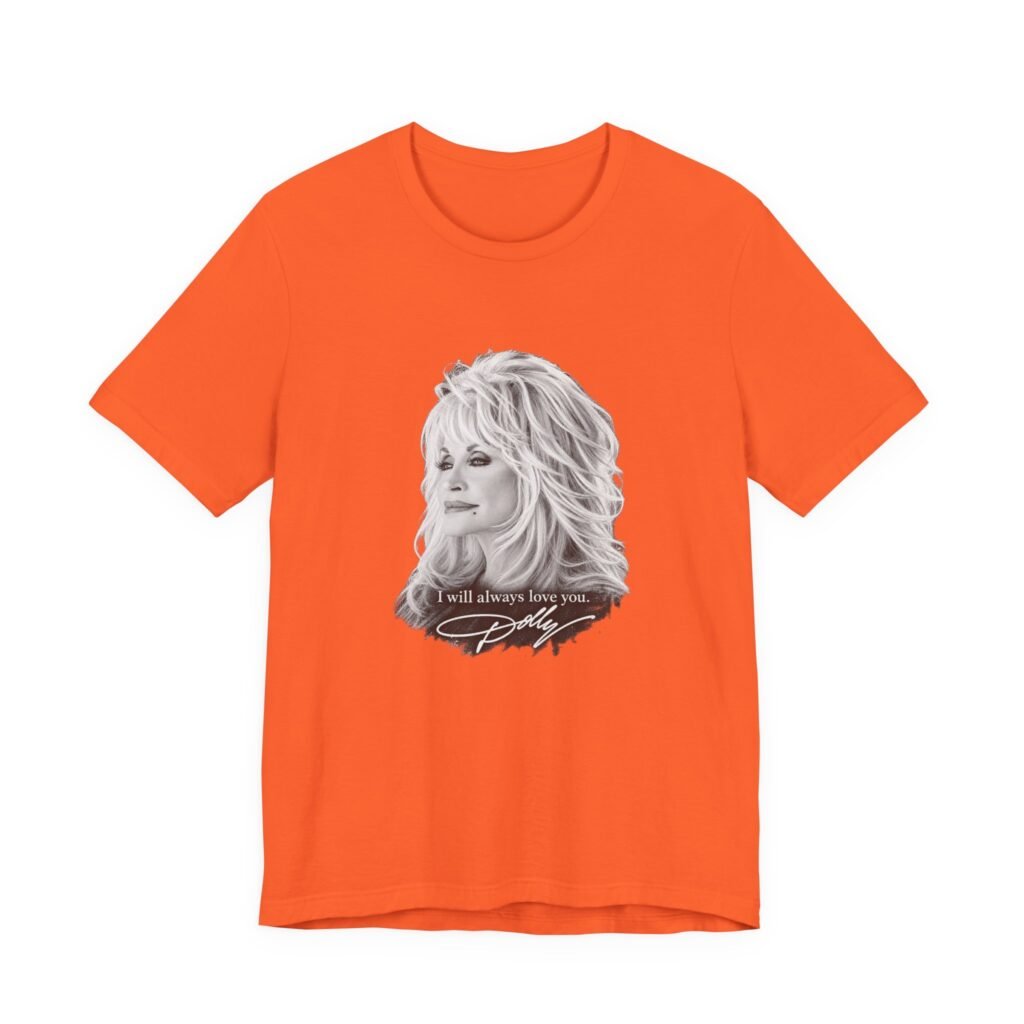 Dolly Parton I Will Always Love You Tribute Portrait Graphic Tee