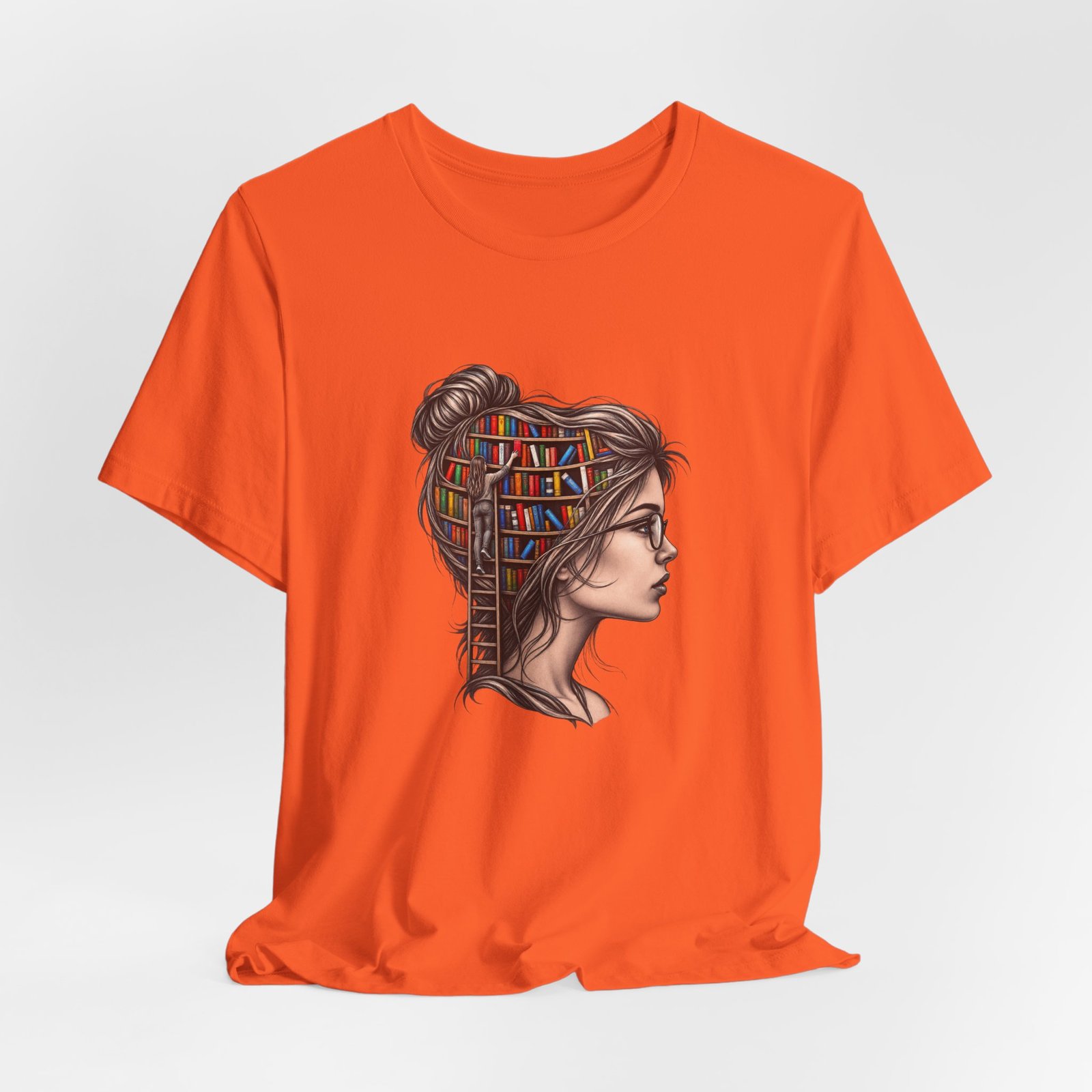 Library Mind Book Reader Graphic Tee - Image 8