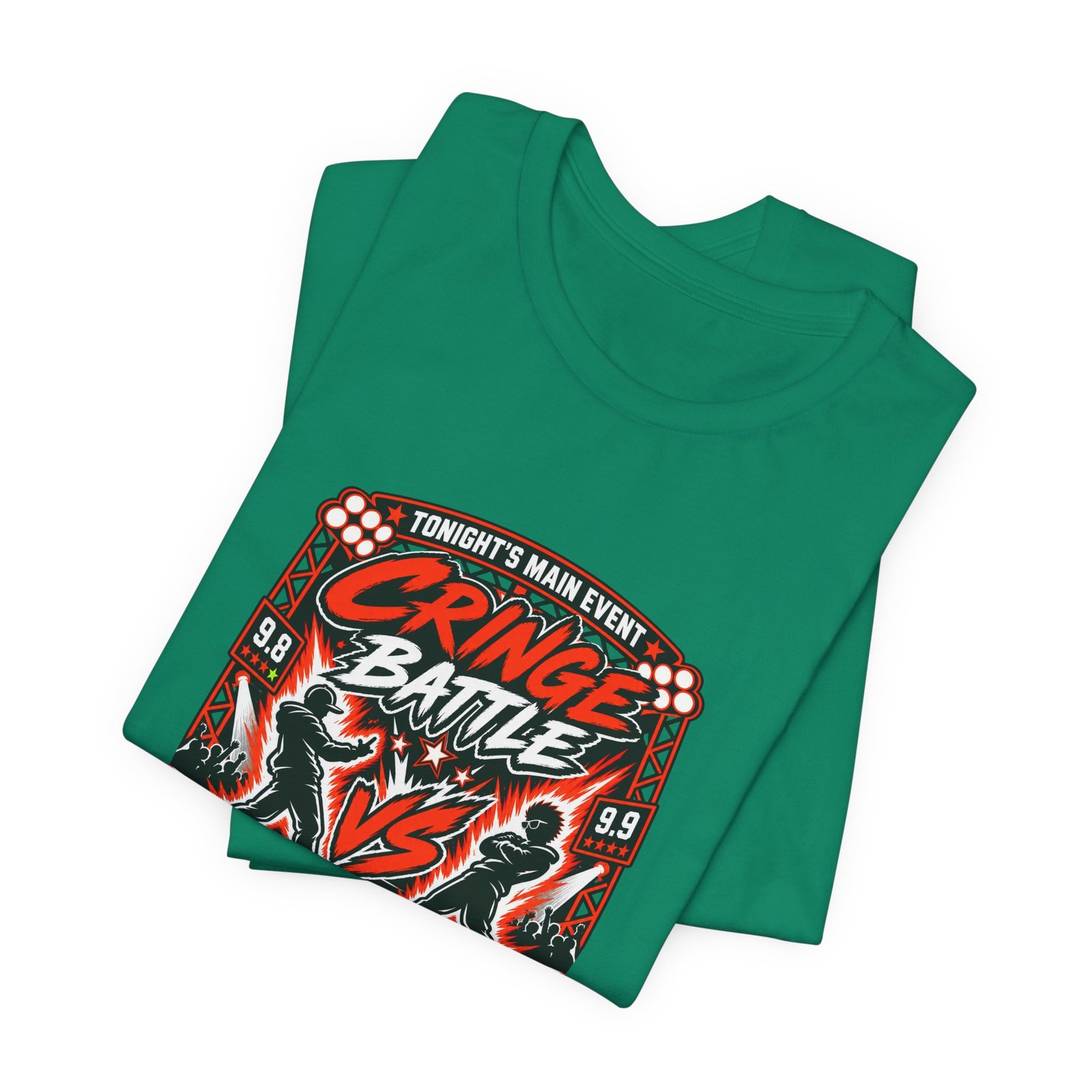 Tonight's Main Event Cringe Battle Championship Graphic Tee - Image 27
