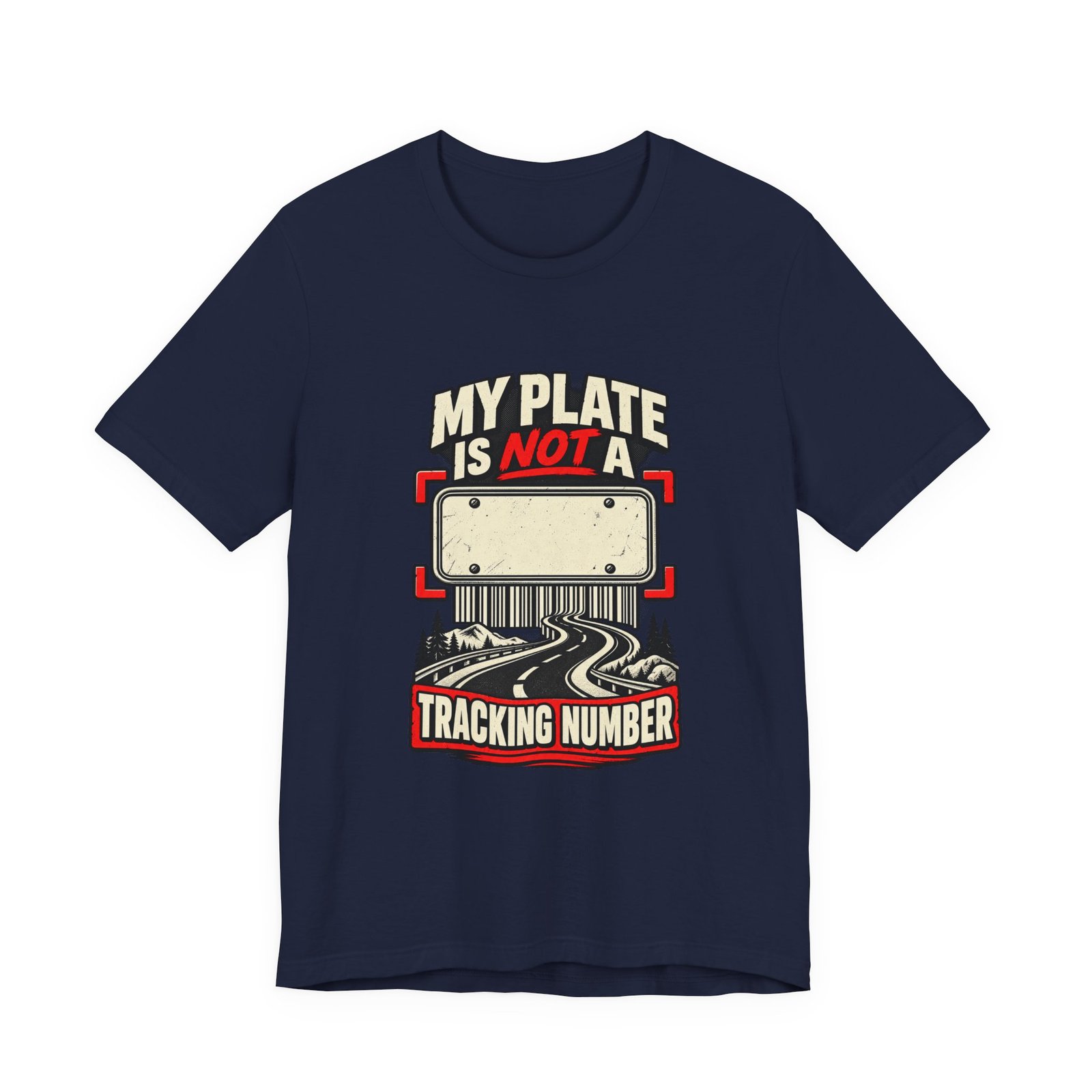 My Plate Is Not A Tracking Number Privacy Graphic - Image 33