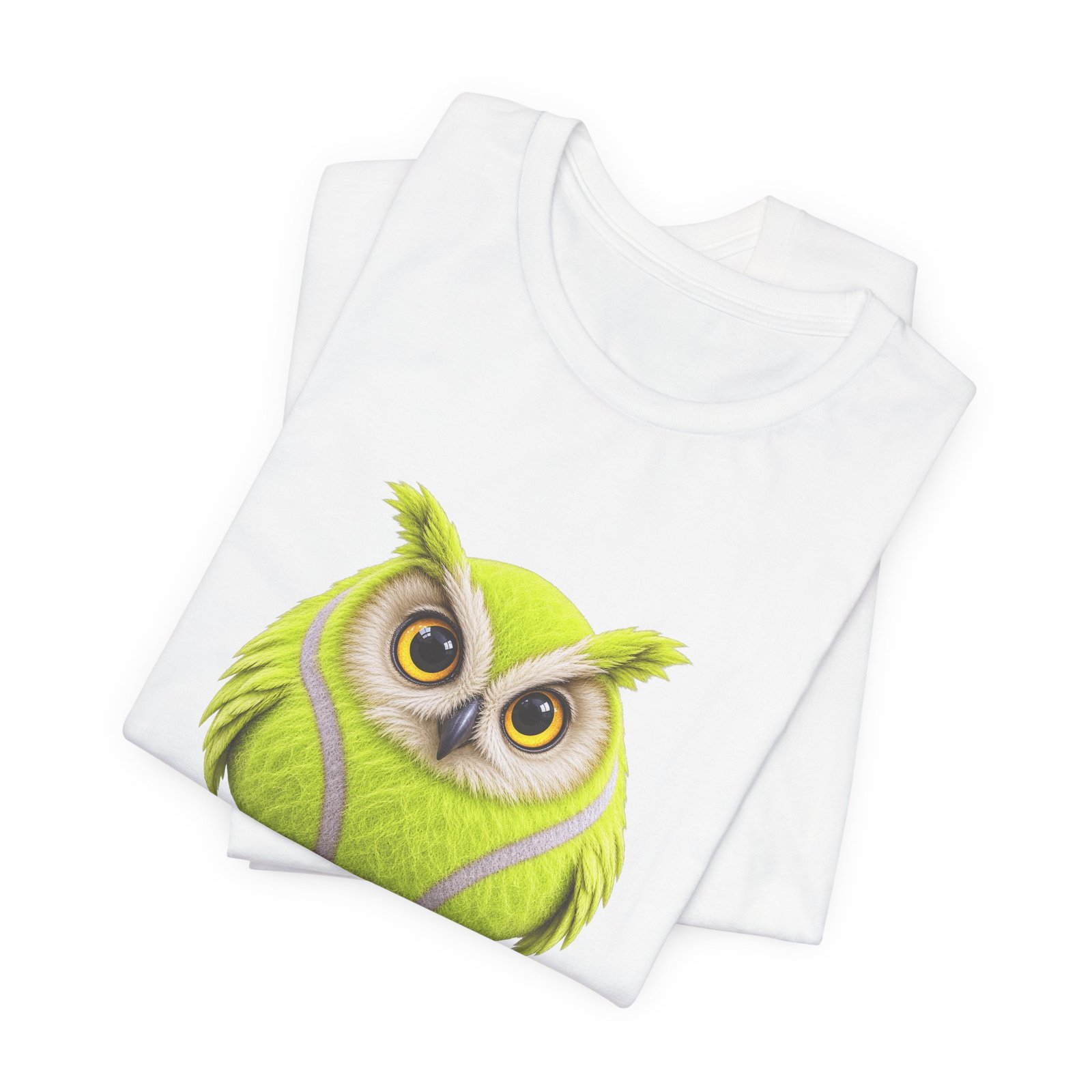 Tennis Ball Owl Meme Graphic Tee - Image 3