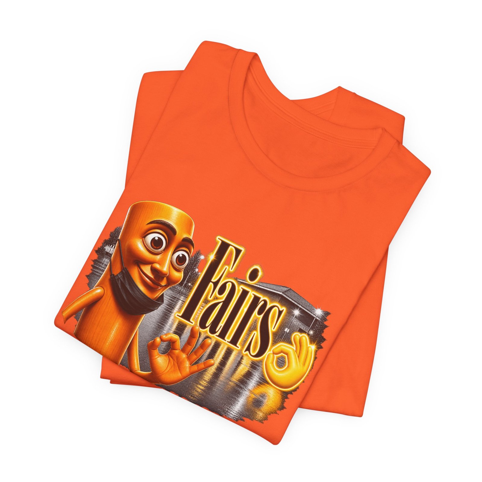 Fairs OK Hand Tung Sahur Brainrot Graphic Tee - Image 7