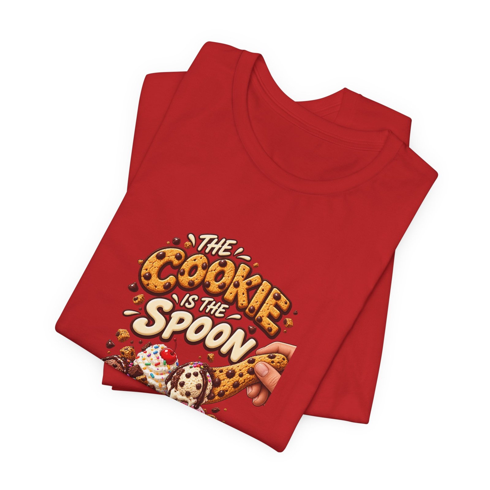 The Cookie Is the Spoon Ice Cream Dessert Graphic - Image 47