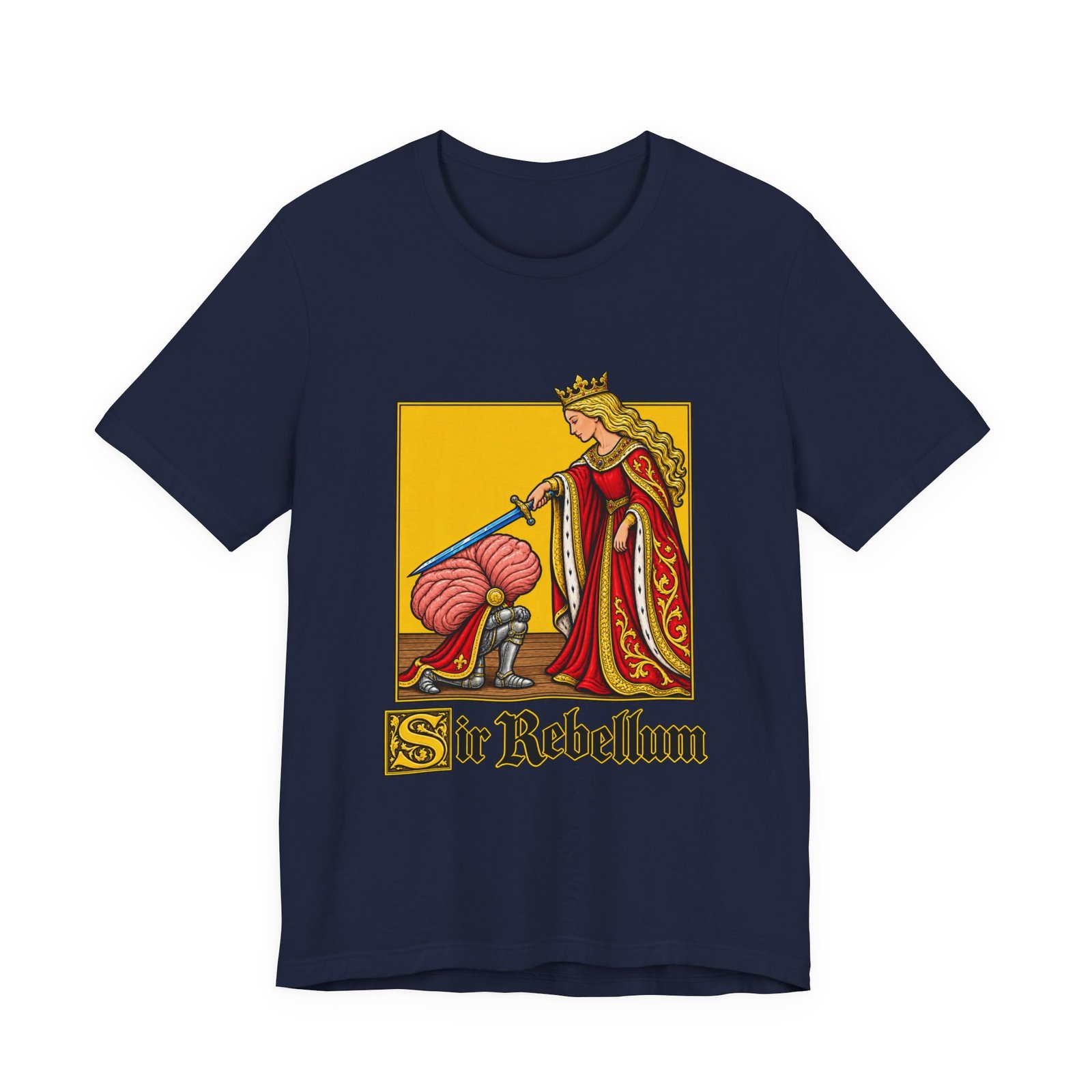 Medieval Cerebellum Knight Anatomy Pun Tee - Image 33