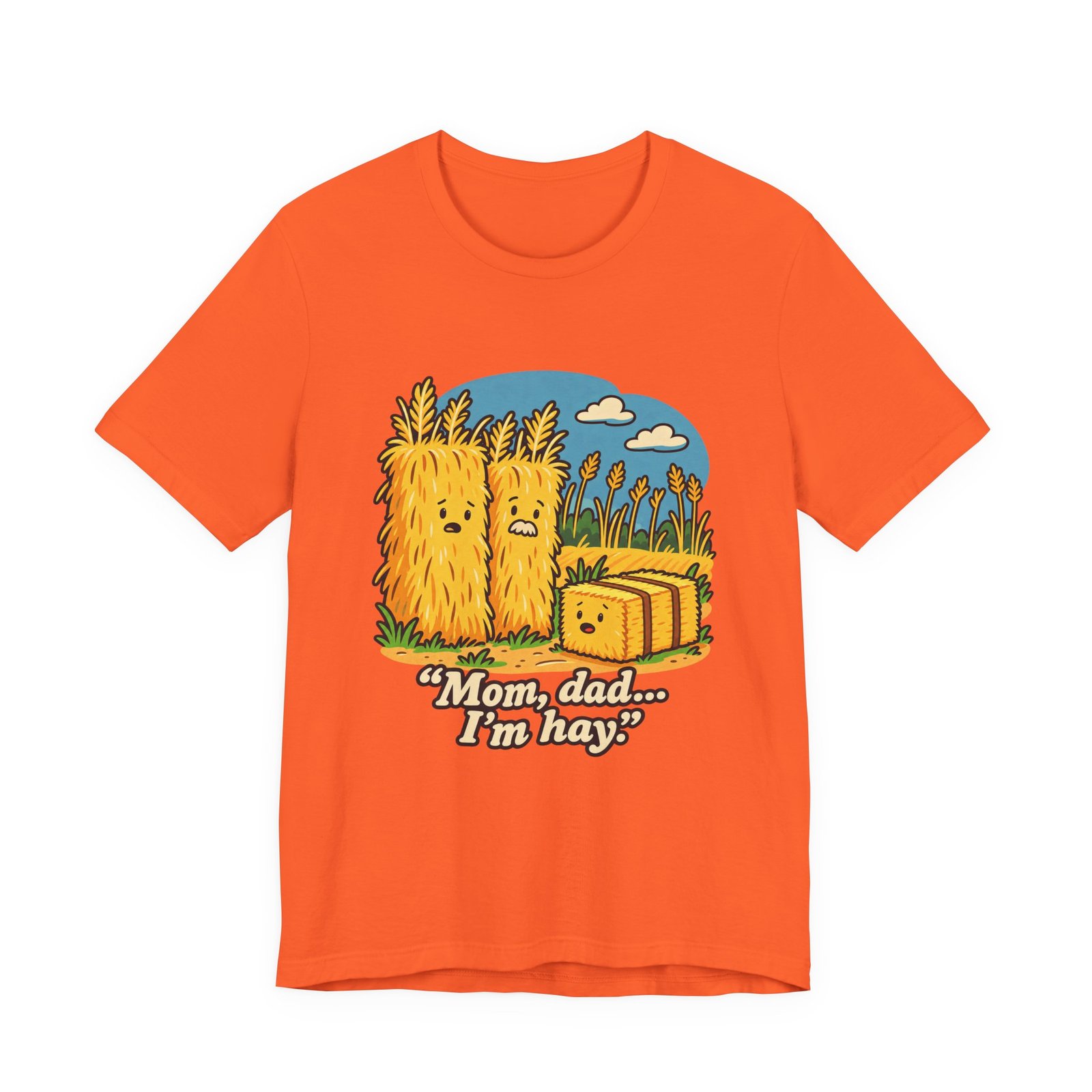 Mom Dad I'm Hay Cute Hay Family Pun Graphic - Image 5