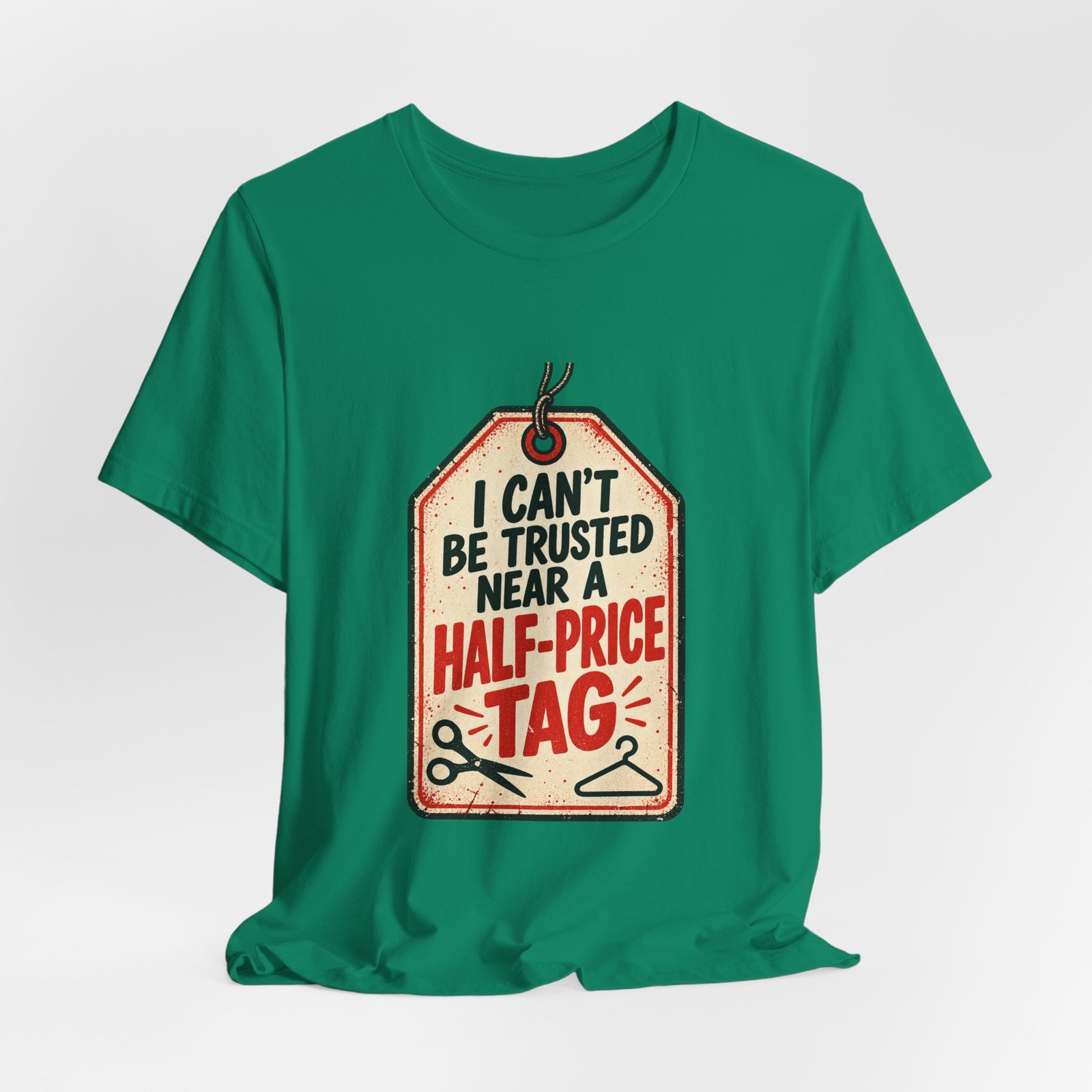 Funny Half Price Tag Bargain Shopping Graphic - Image 28