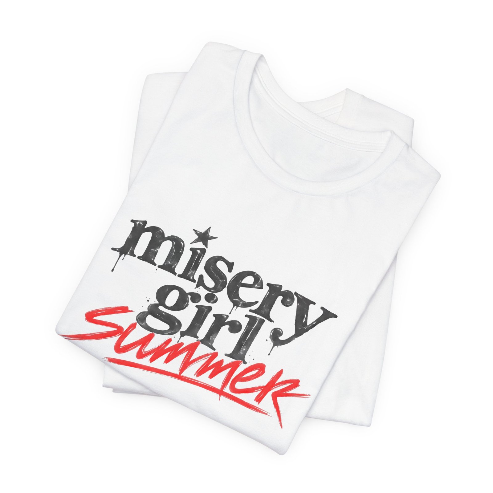 Summer Red Brush Lettering Graphic - Image 3