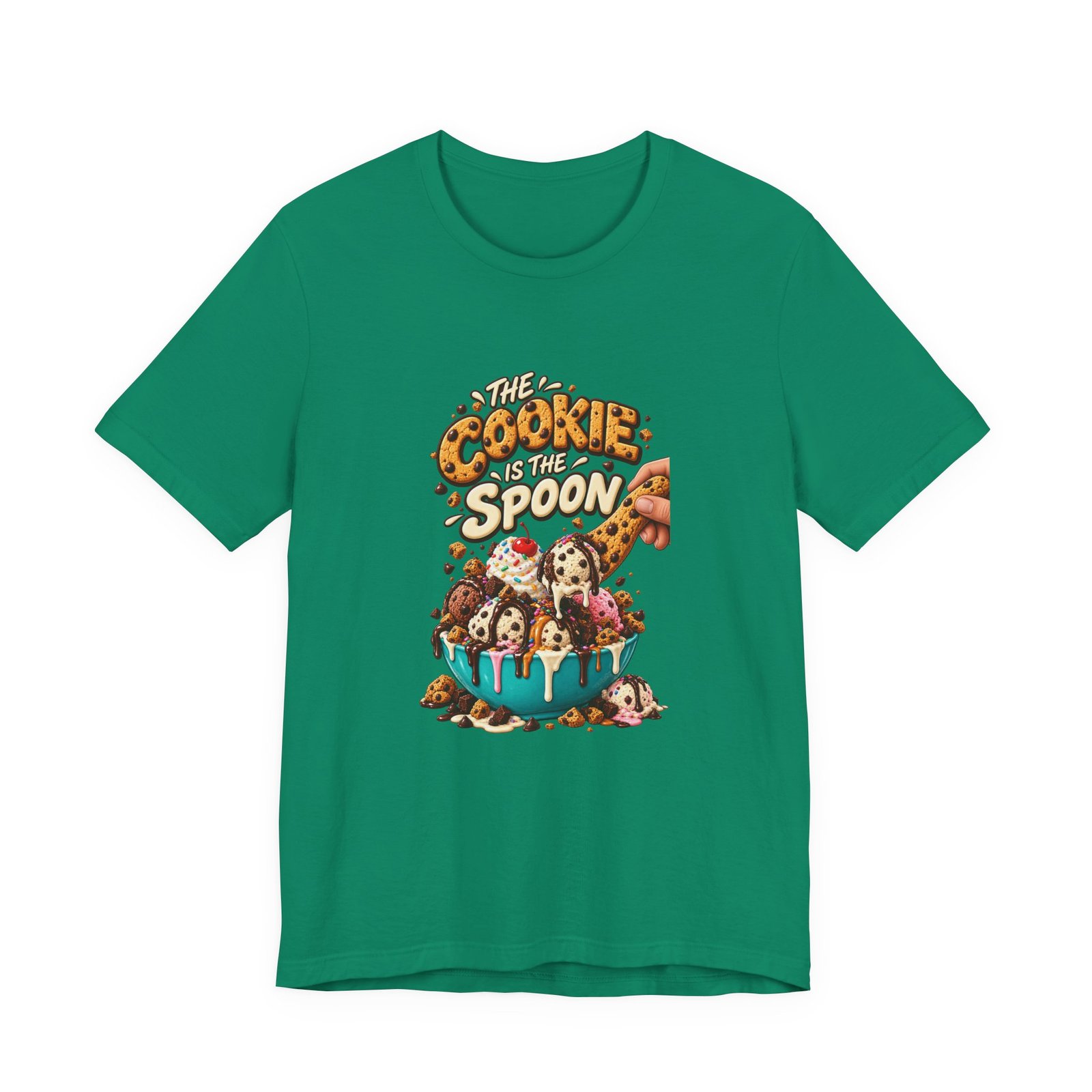 The Cookie Is the Spoon Ice Cream Dessert Graphic - Image 25