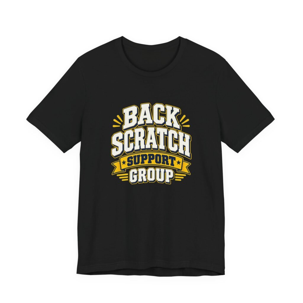 Back Scratch Support Group Badge Graphic