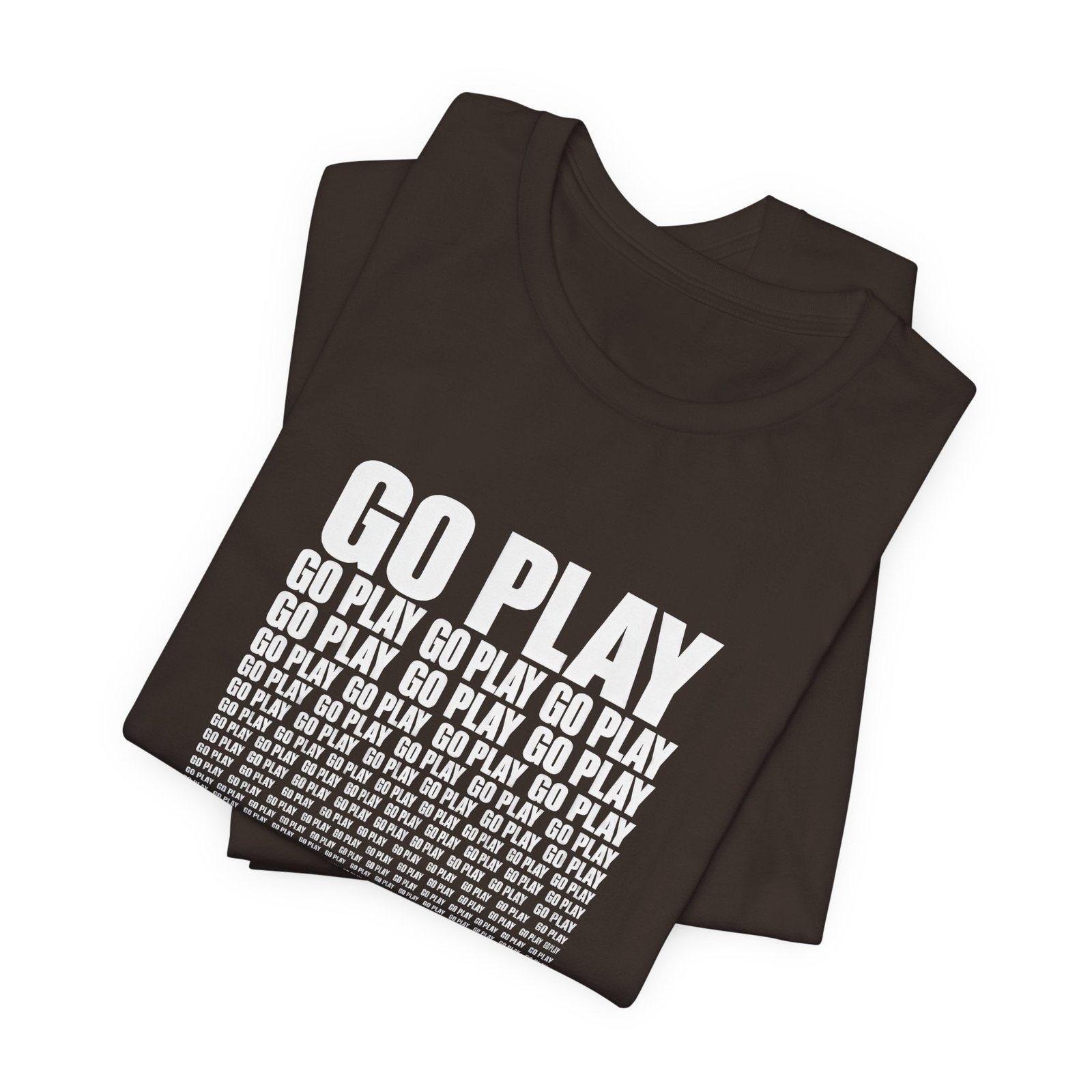 Go Play Repeating Typography Graphic Tee - Image 3