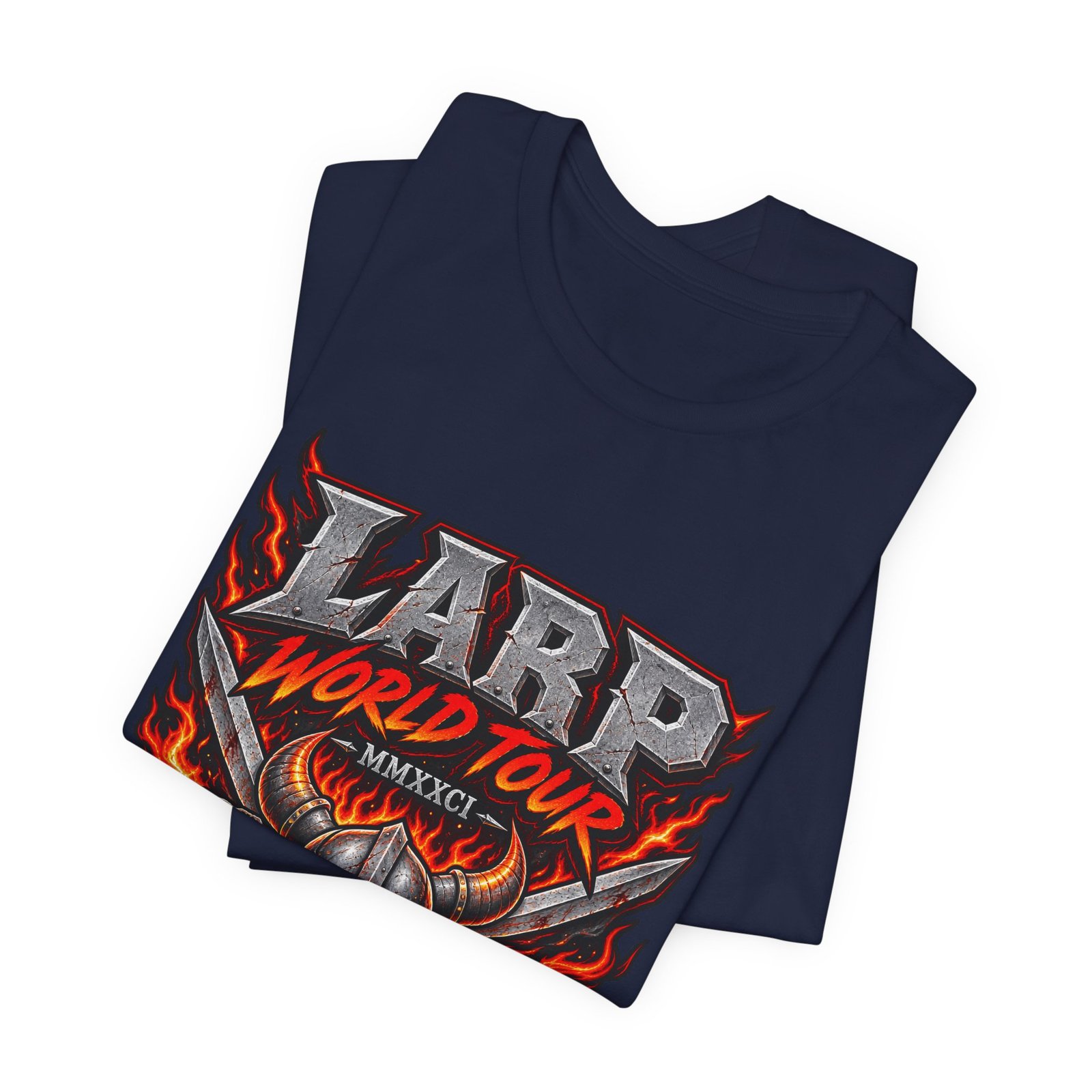 LARP Tour Fantasy Role Playing Humor Graphic Tee - Image 23