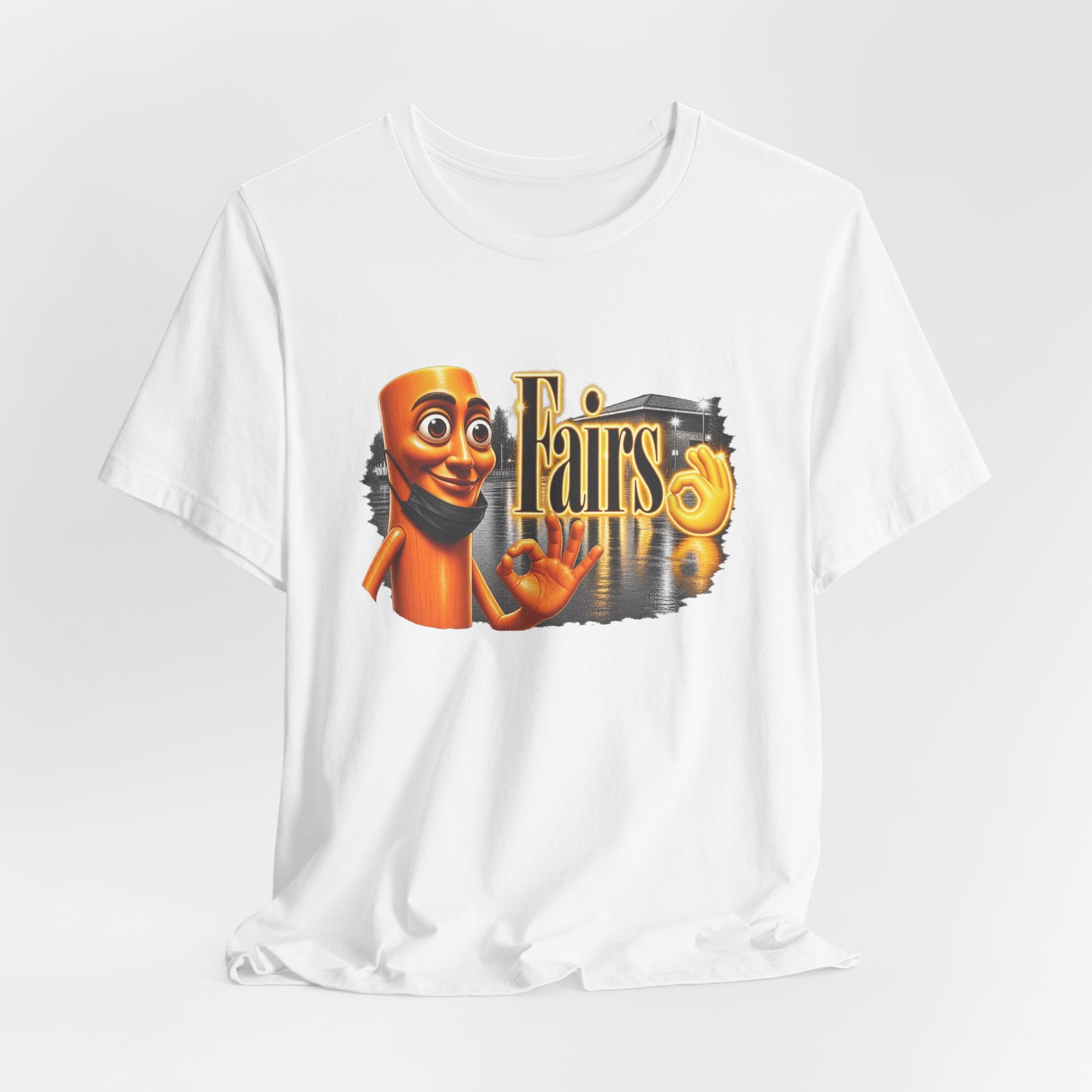 Fairs OK Hand Tung Sahur Brainrot Graphic Tee - Image 4