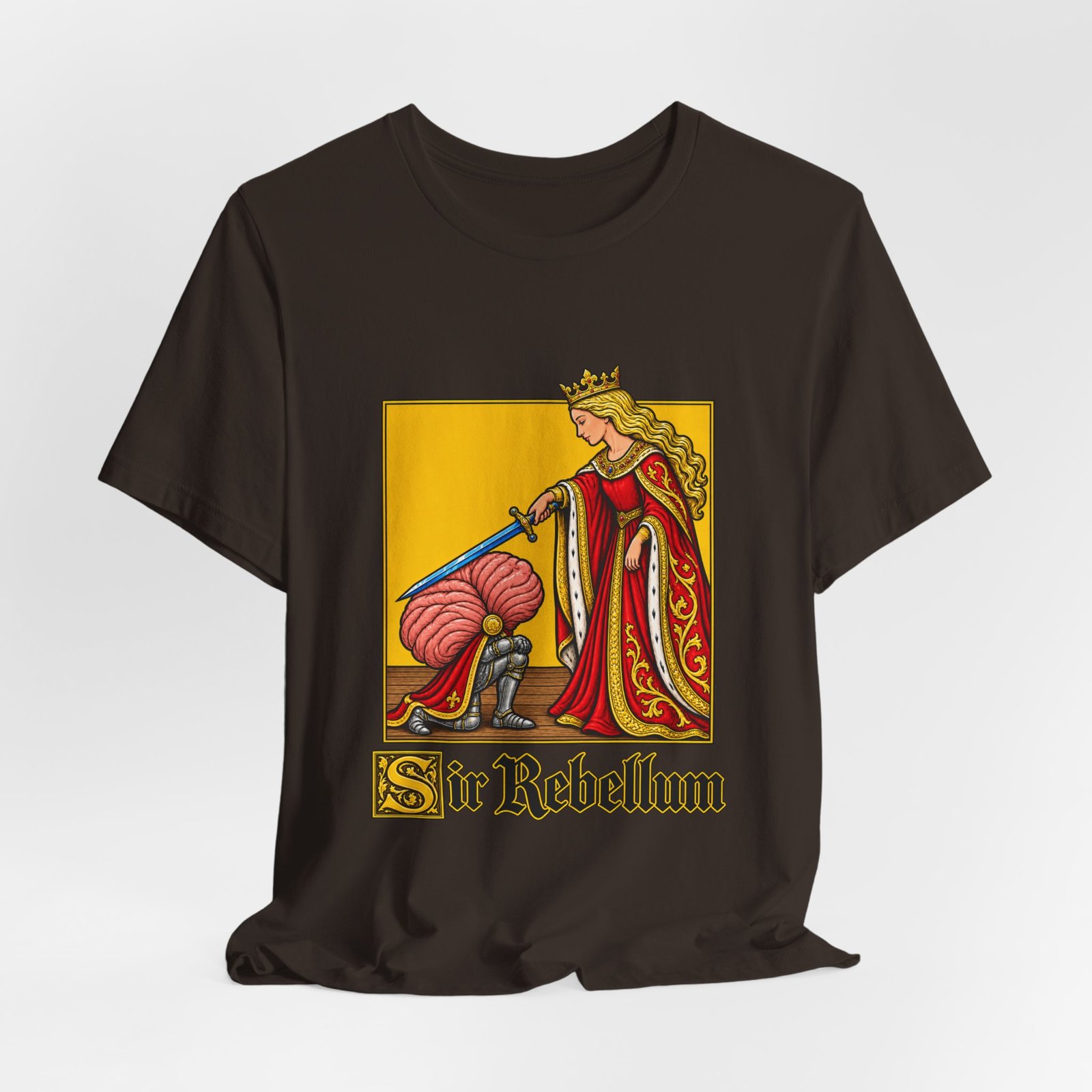 Medieval Cerebellum Knight Anatomy Pun Tee - Image 12