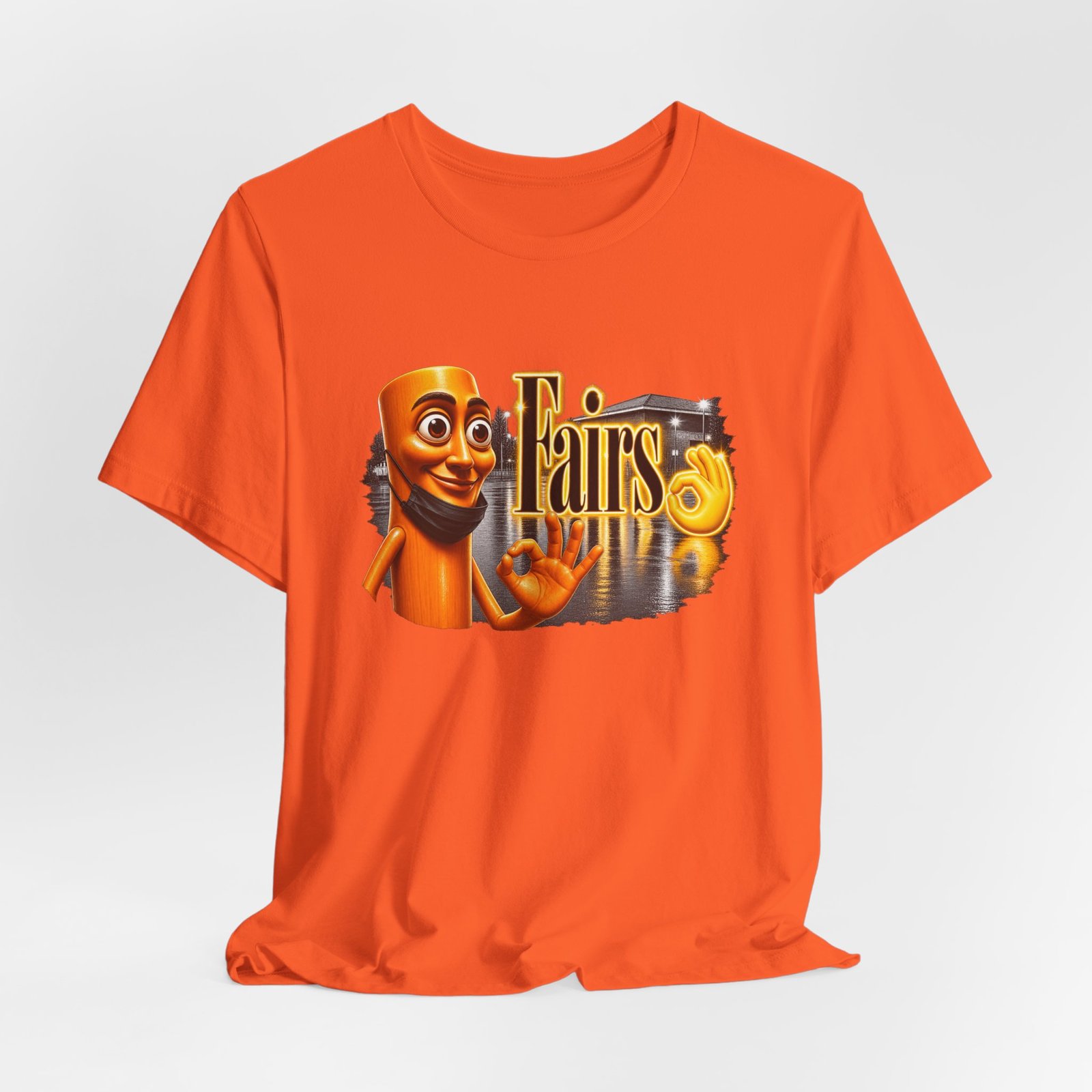 Fairs OK Hand Tung Sahur Brainrot Graphic Tee - Image 8